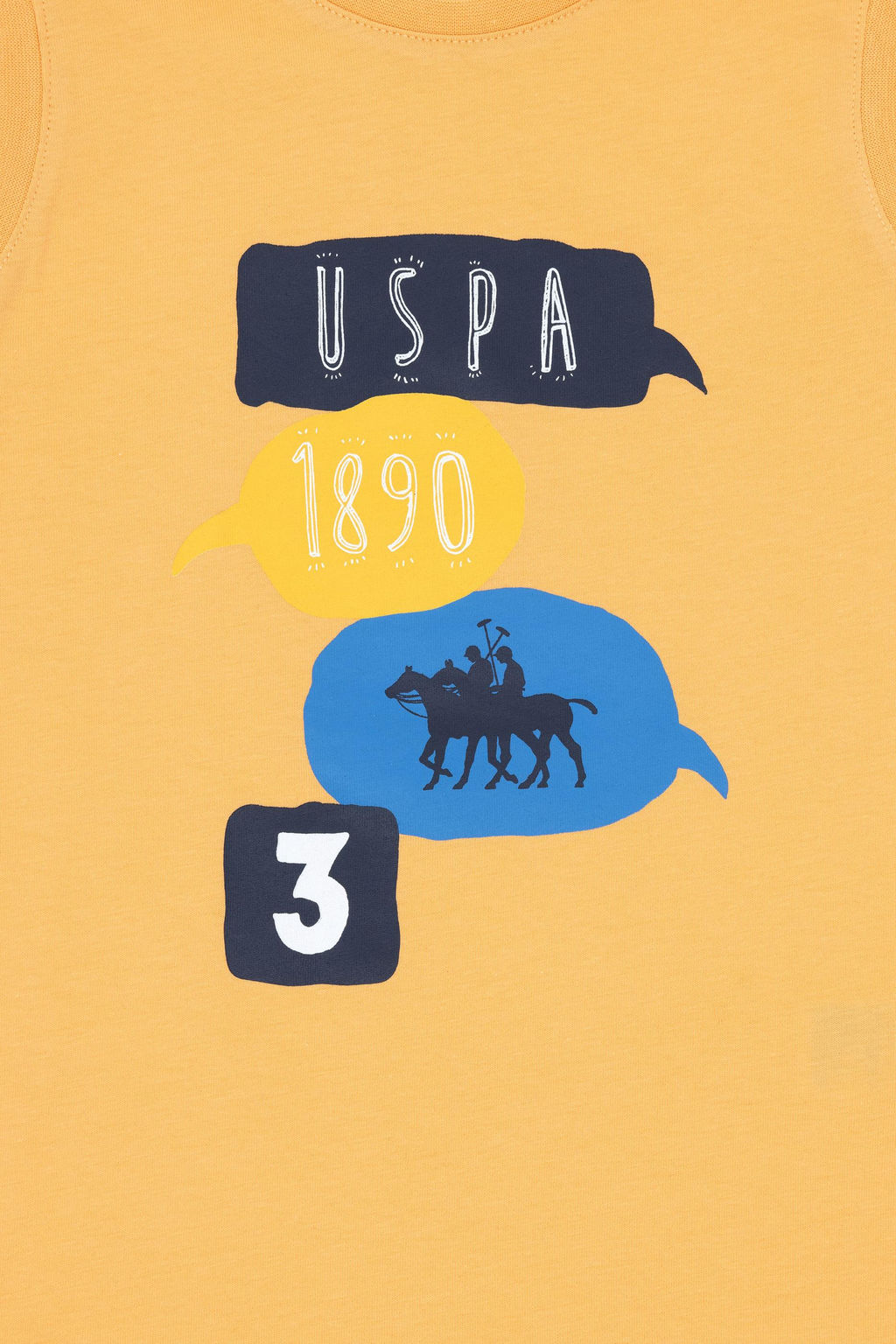 Erkek _ocuk Kavun Kolsuz Bisiklet Yaka Ti__rt Sepette S_rpriz _ndirim - U.s. polo assn фото 4