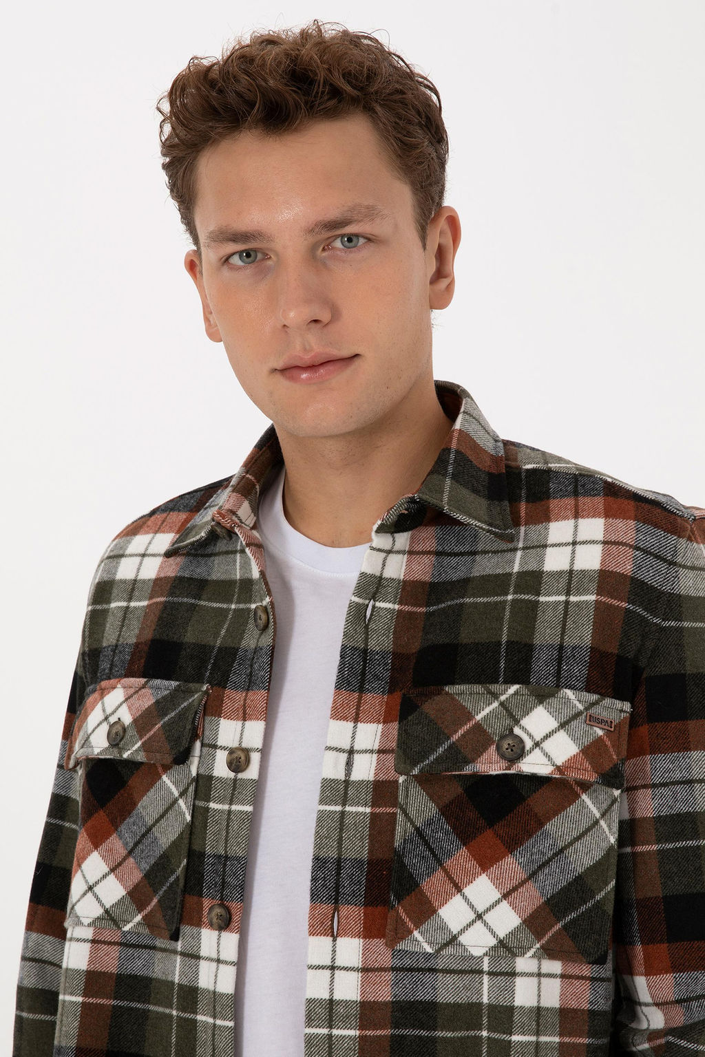 Erkek Bak_r Ekoseli Uzun Kollu Siyah G_mlek - U.s. polo assn фото 2