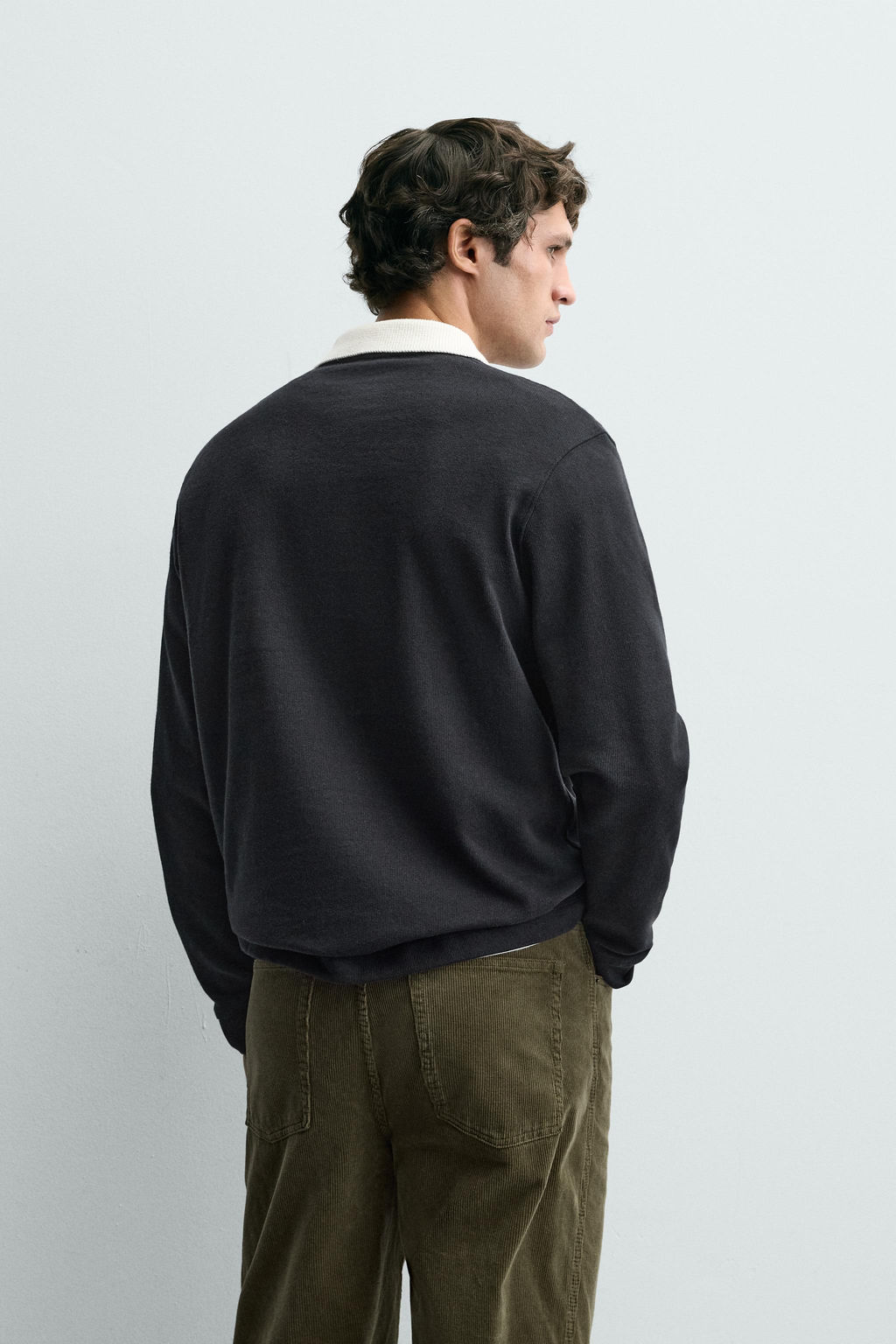 CONTRAST STRIPE POLO SHIRT - Zara фото 3
