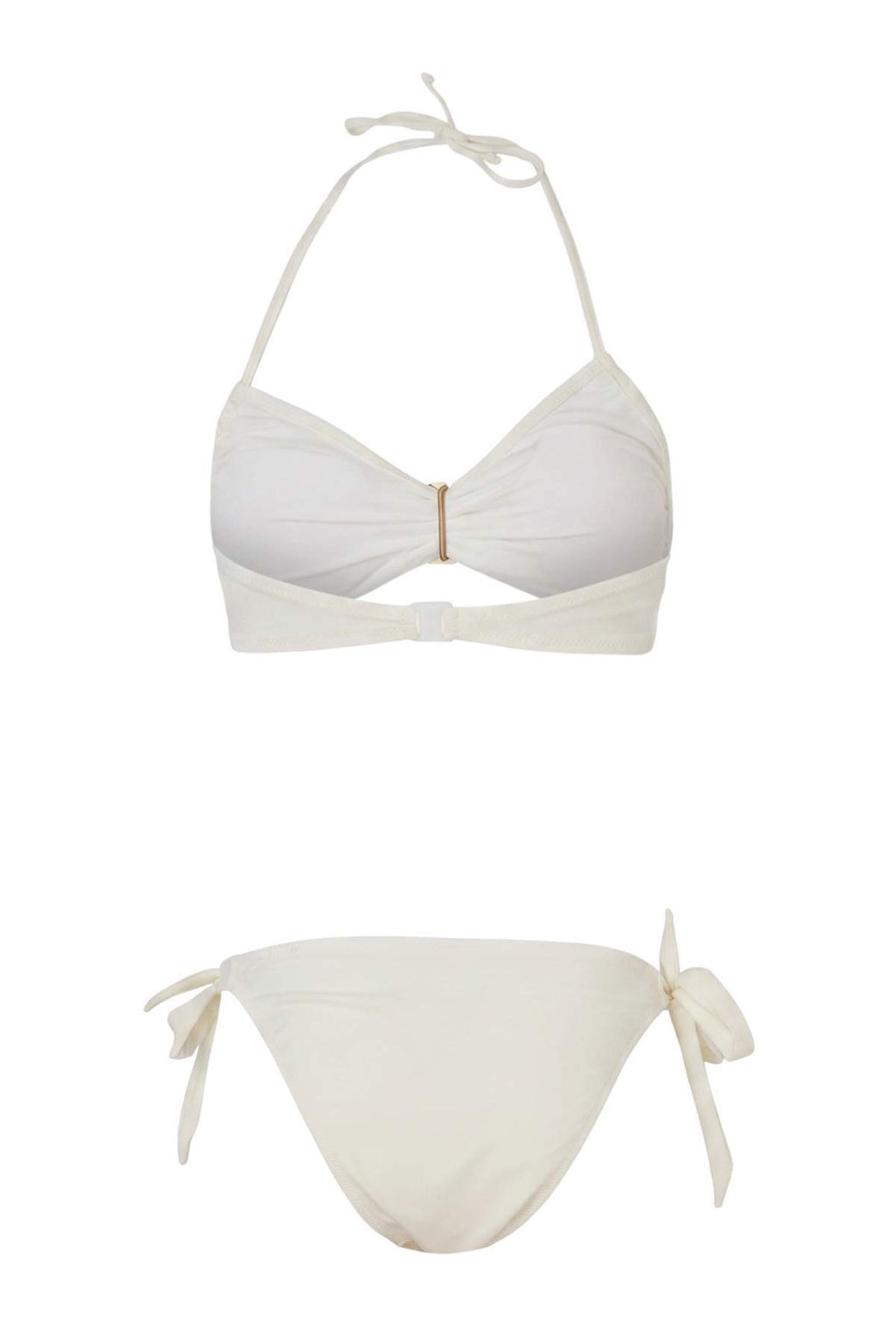Ekru Straplez Kapl? Aksesuar Detayl? Normal Bel Brazilian Bikini Tak?m? TBESS26BT00065 - Trendyolmilla фото 6