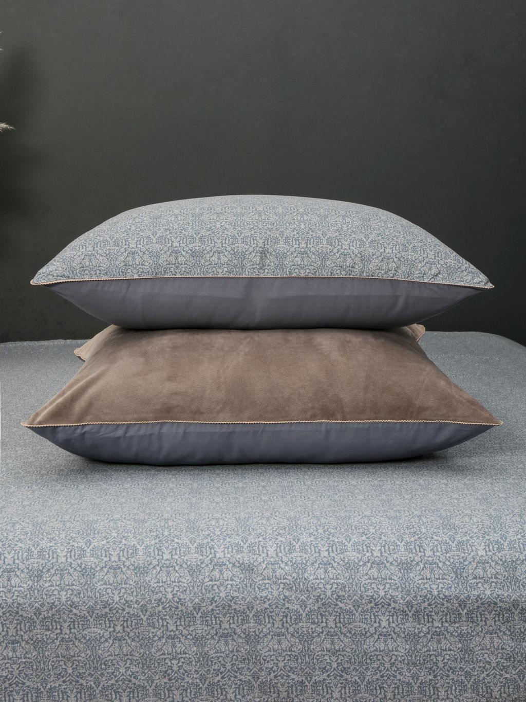 Монако (капучино голубая платина) АВС Cotton комплект - Kazanov.a. фото 3