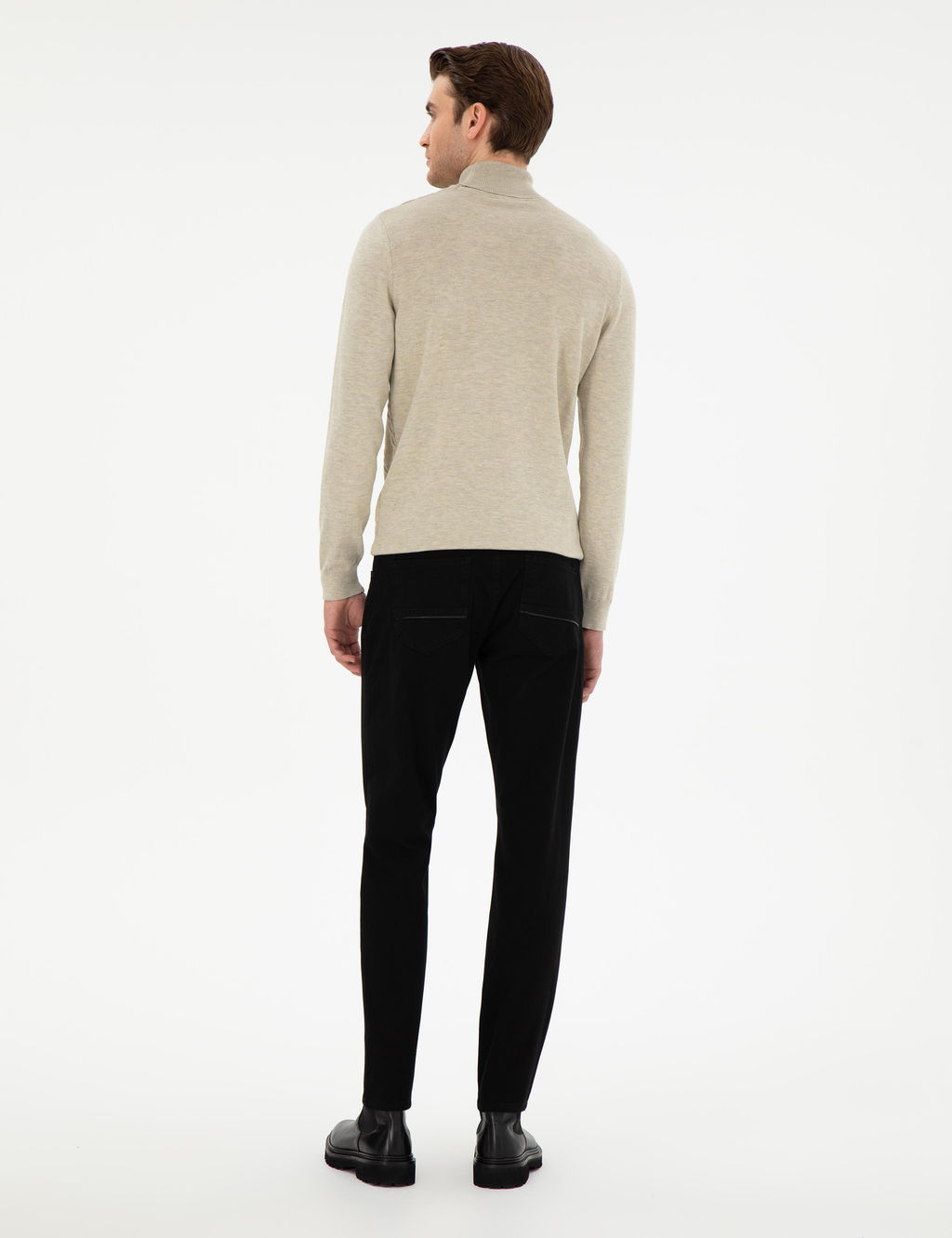 Siyah Slim Fit Jean Pantolon - Pierre cardin фото 4