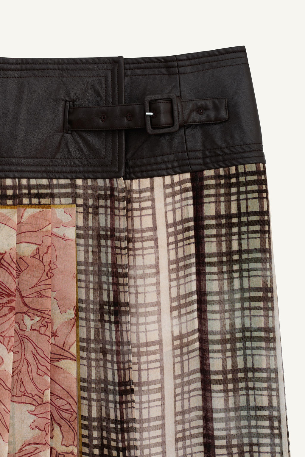 LIMITED EDITION SCARF PLEATED SKIRT - Zara фото 7