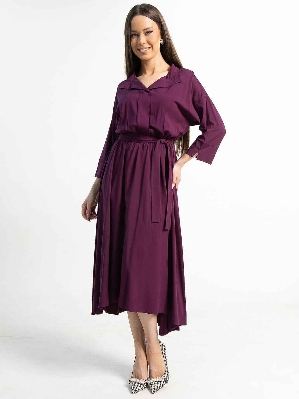 Платье Лорита (марсала) П15097-16М