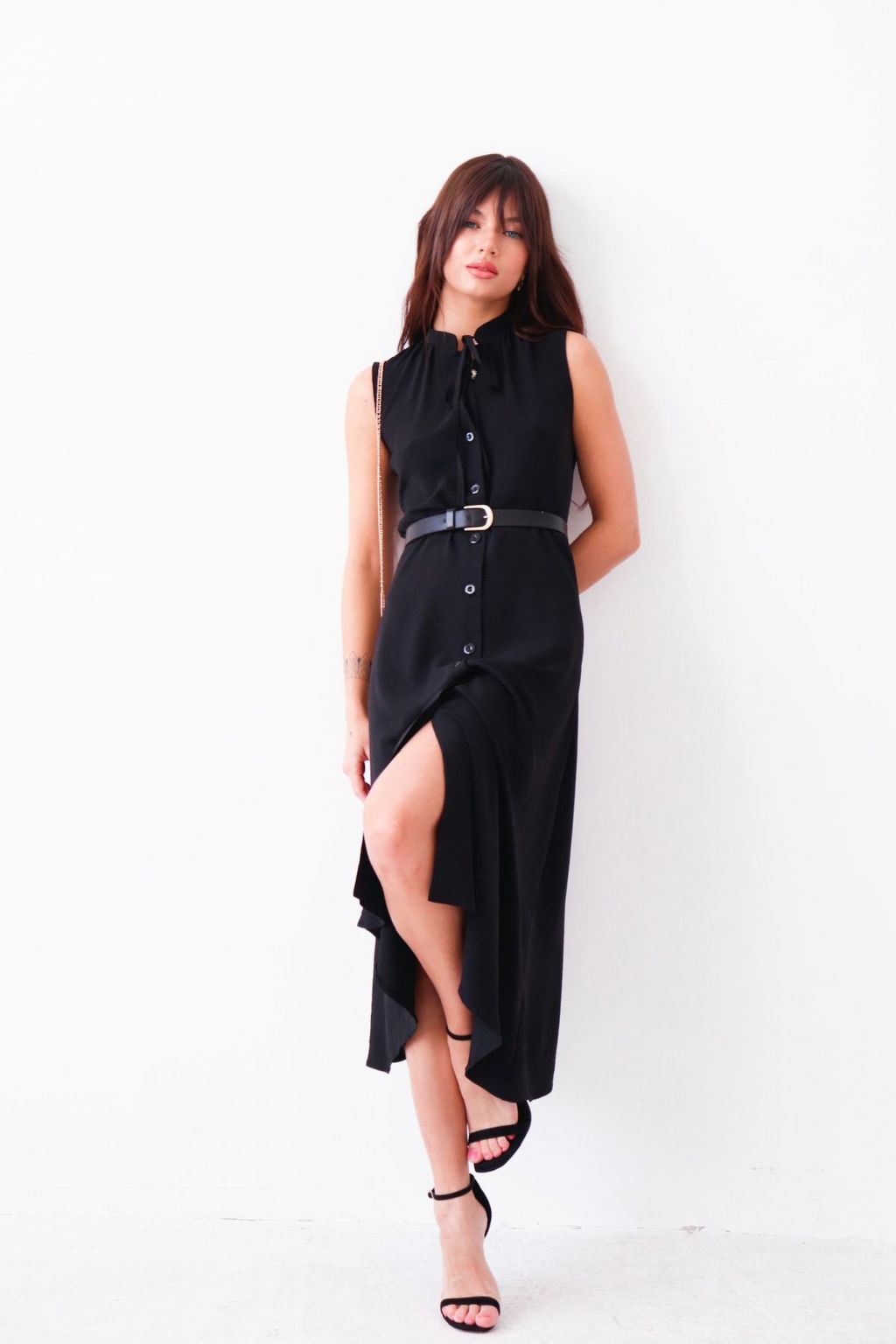 9277 Платье, как из к/ф Красотка, чёрное - Martichelli фото 8