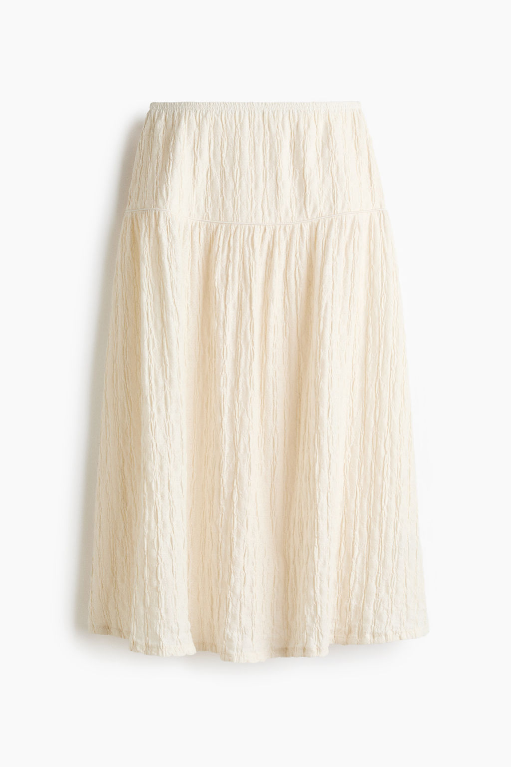 Falda midi en punto texturizado - H&m фото 2