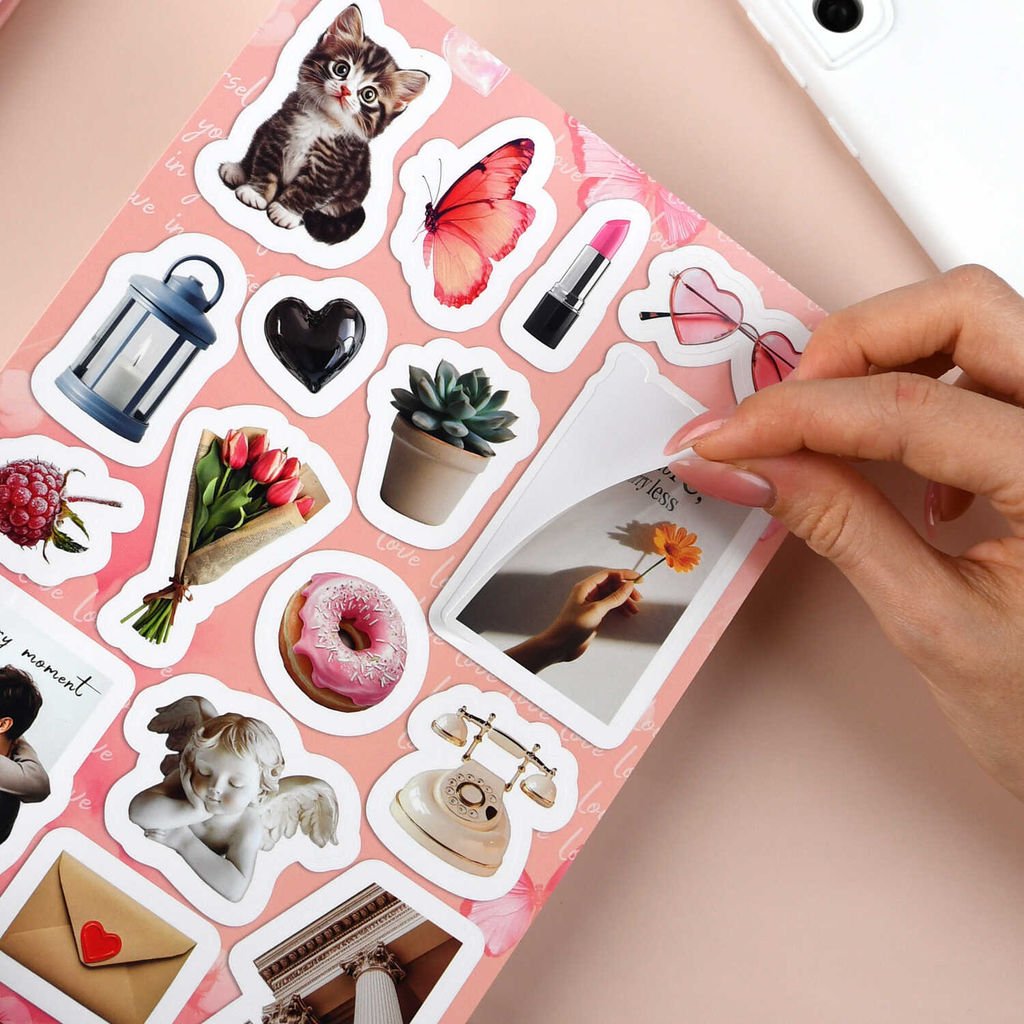 Набор наклеек. Серия "Любимые стикеры" арт. 72043 ЭСТЕТИКА 1 /148х210 мм,