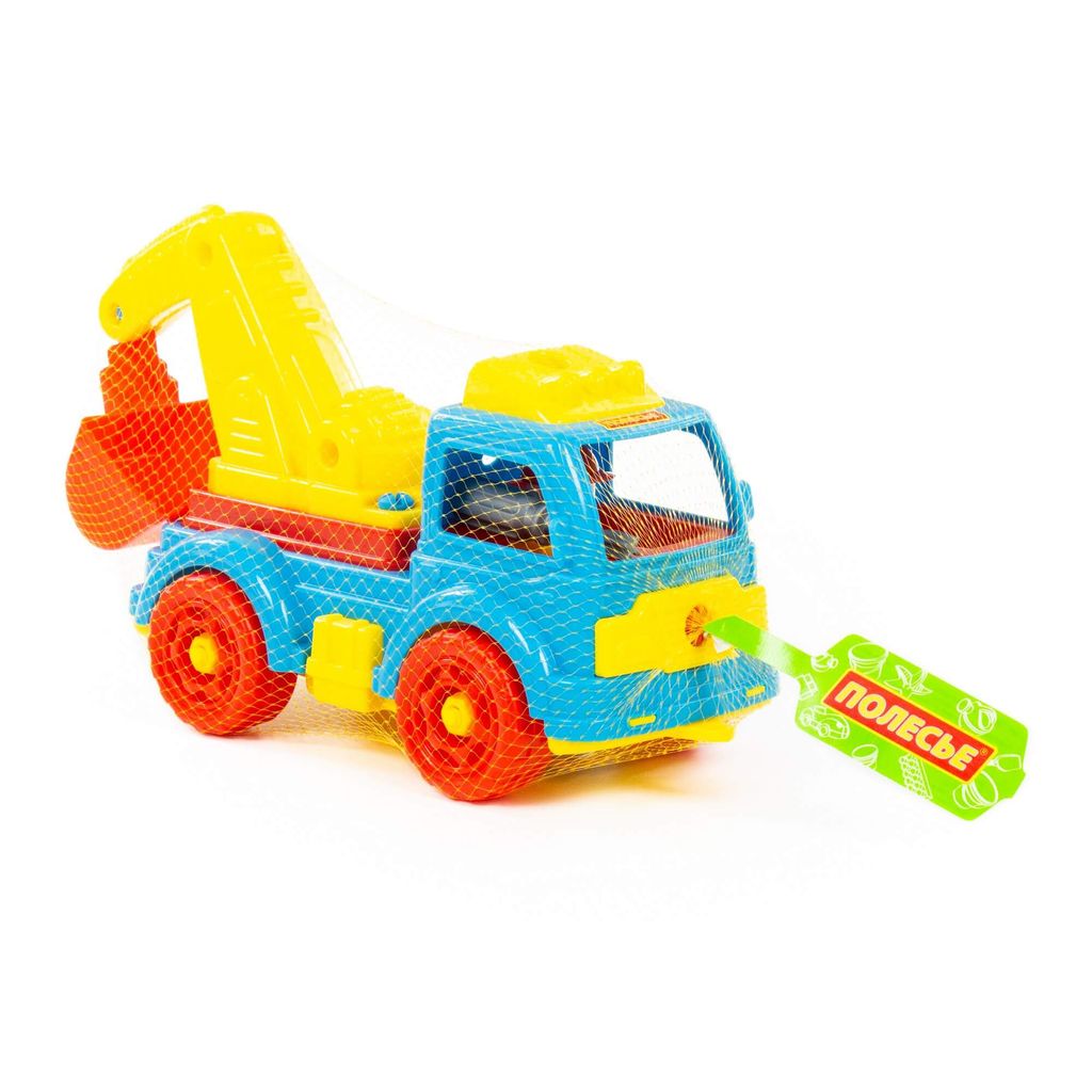Конструктор-транспорт Автомобиль-экскаватор (в сеточке) - Полесье фото 5