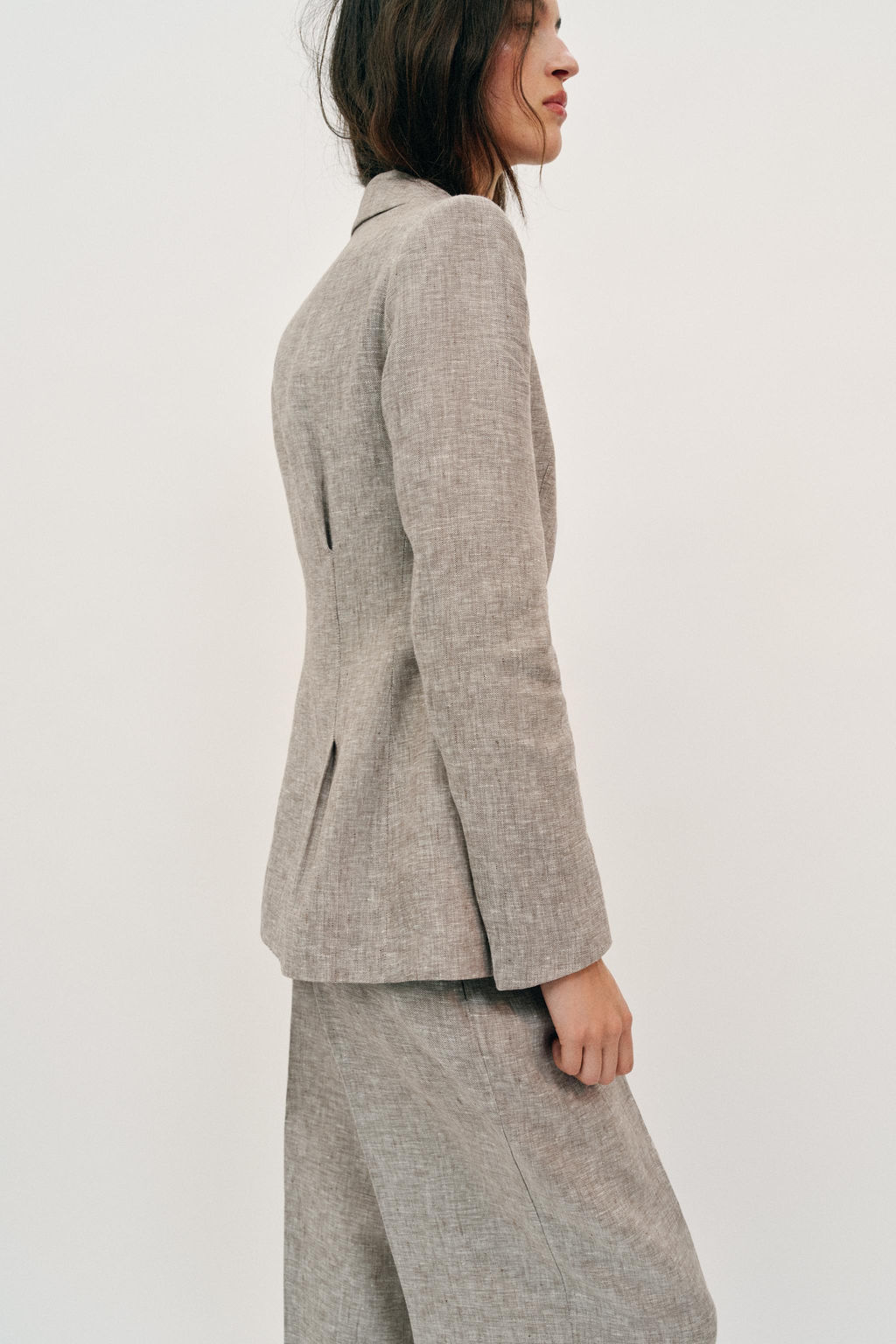 PANTAL?N RECTO 100% LINO SET / Arena / Vigor? - Zara фото 3