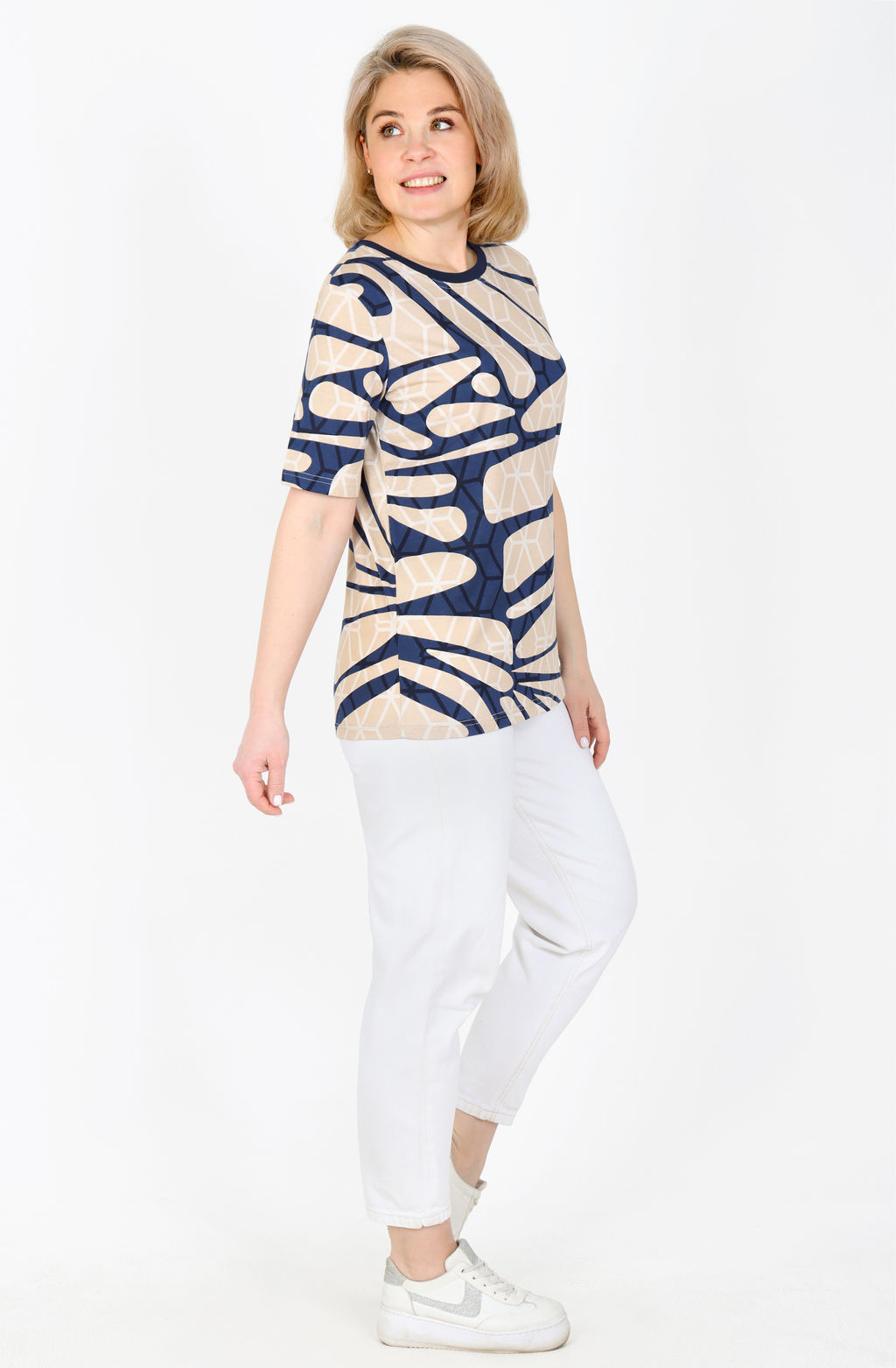 Футболка Таисия Ф-104 (44-62) кулирка - Лотос фото 9