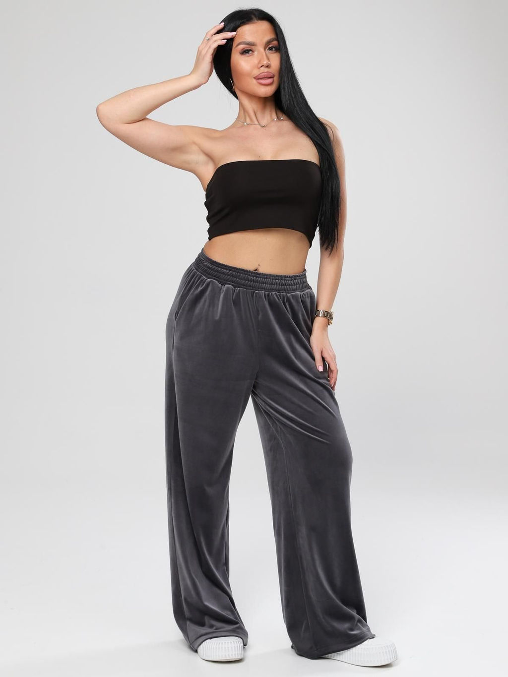 IV-CAPRIZ Марлена - брюки из велюра с лайкрой  фото 4