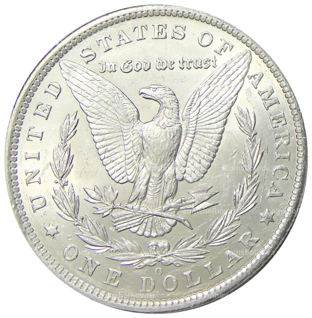 1 доллар 1884 года O США Доллар Моргана