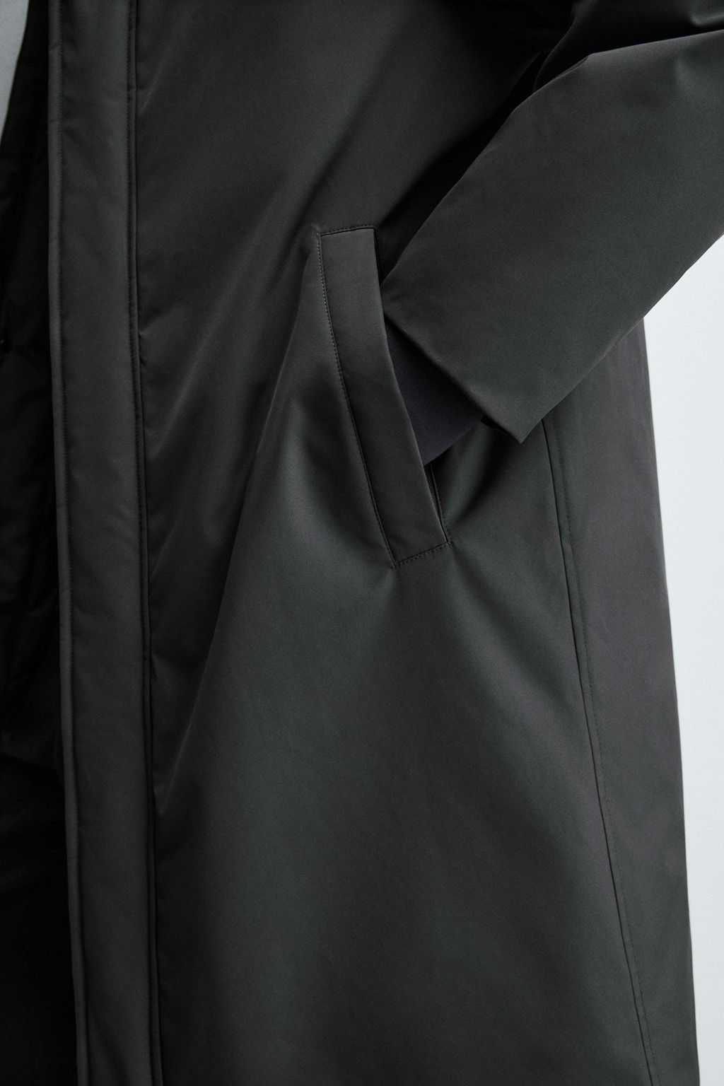 LONG QUILTED JACKET - Zara фото 7