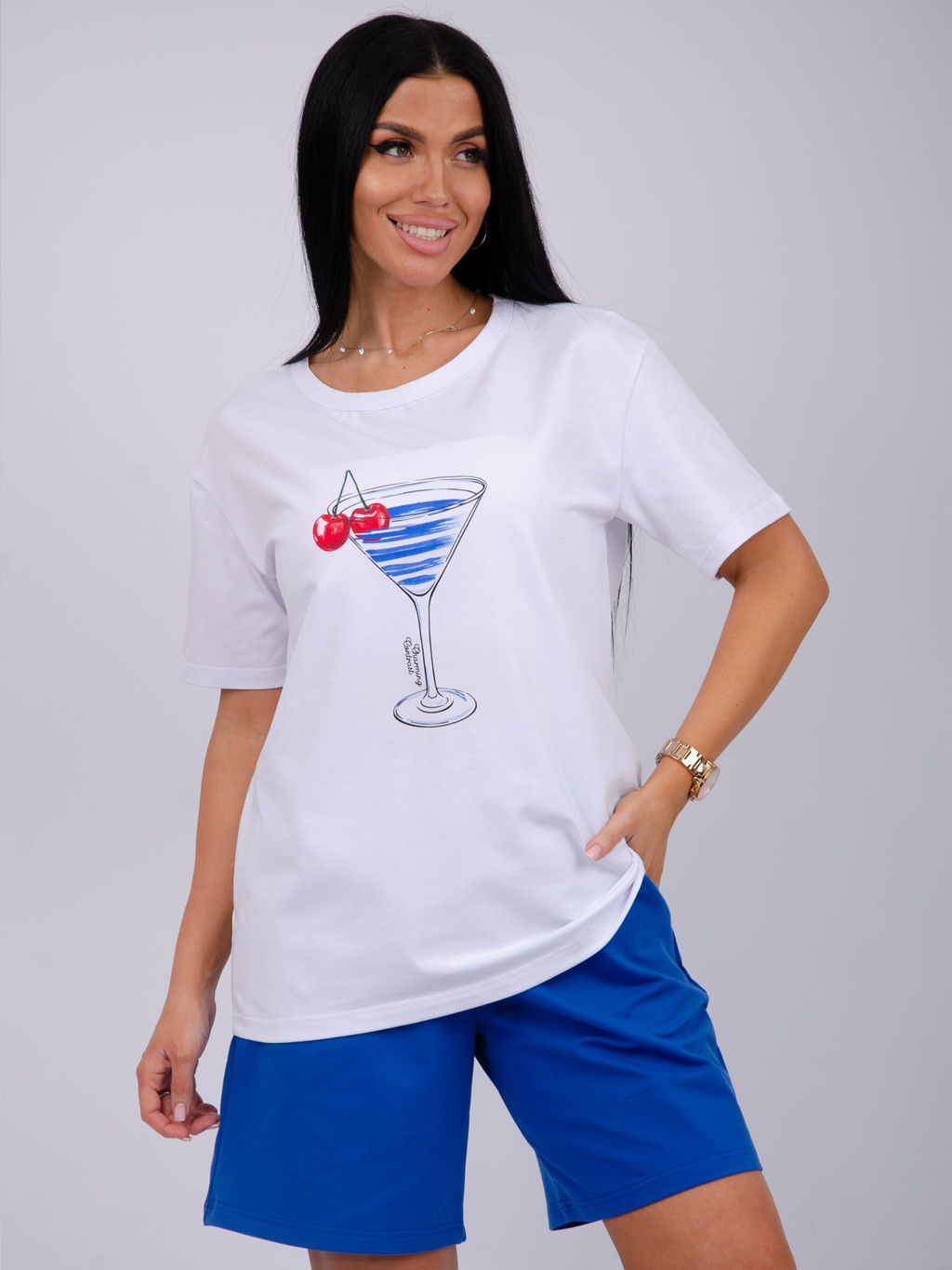 Костюм "Марина 2" василёк, трикотаж