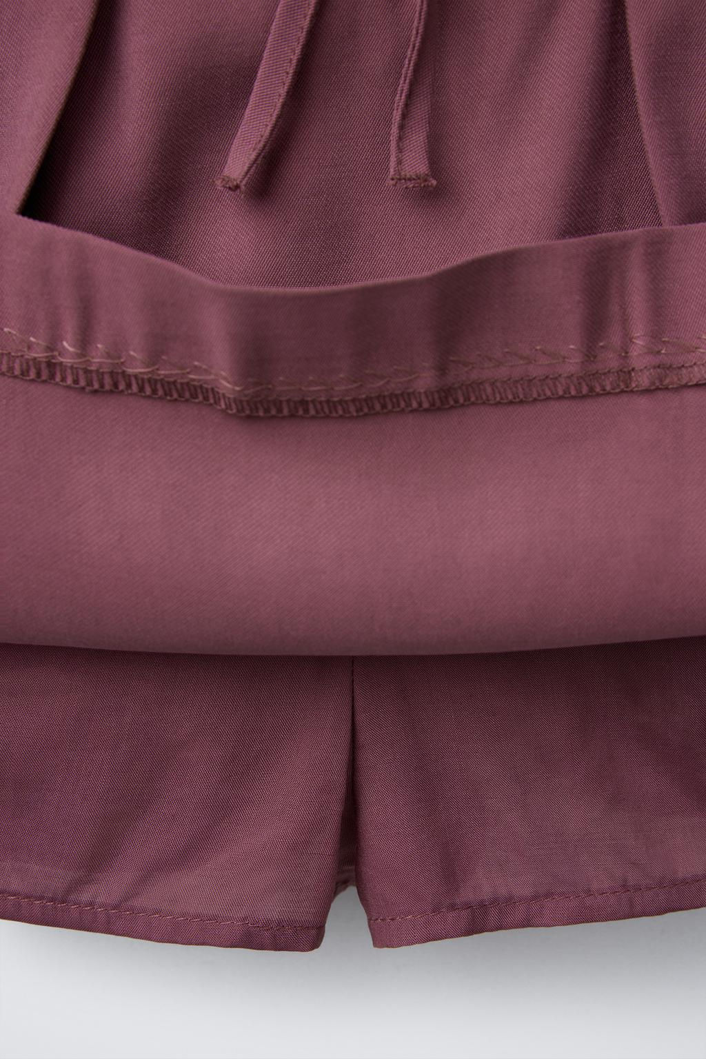 FLOWING BERMUDA SKORT - Zara фото 5