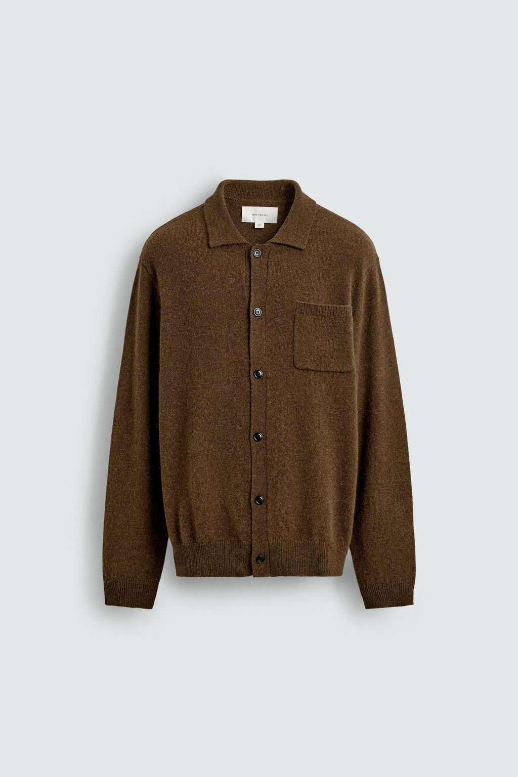 KNIT WOOL - ALPACA ORIGINS OVERSHIRT - Zara фото 15