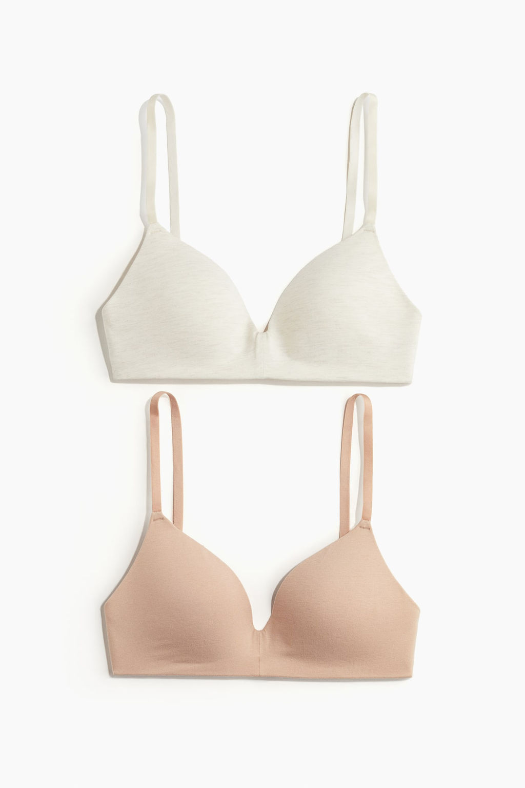 Pack de 2 sujetadores de algodon sin aros - H&m фото 8