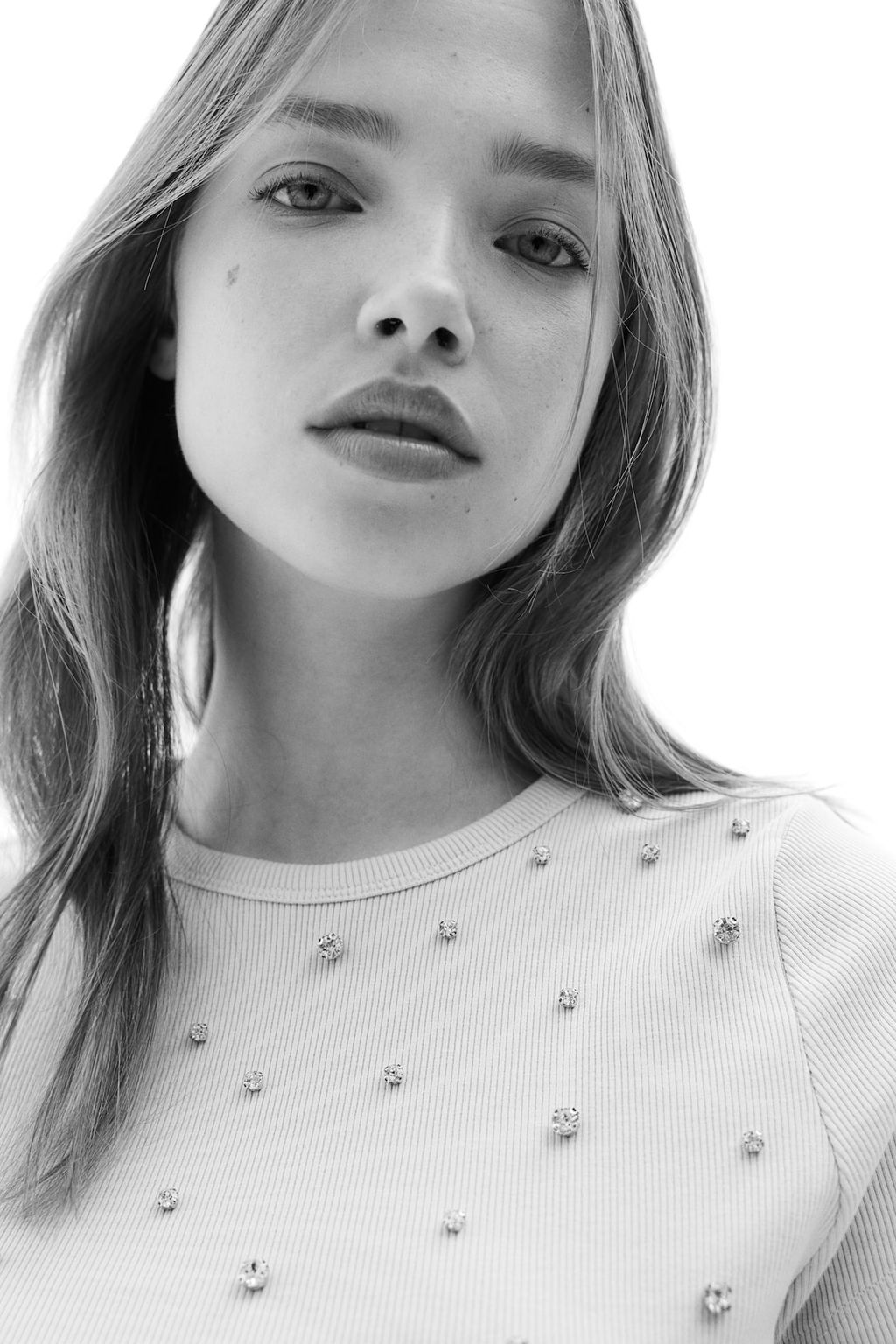 Camiseta cropped con detalles decorativos - H&m фото 3