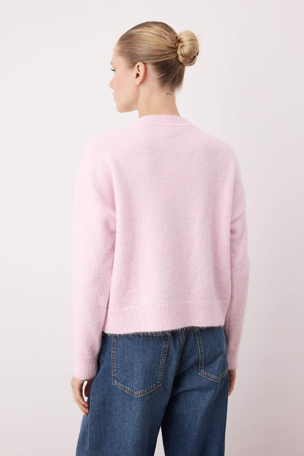 Wardrobe Essentials Lila Alpaka Yunu Kar?s?ml? Genis Kal?p Triko H?rka | TWOAW26HI00089