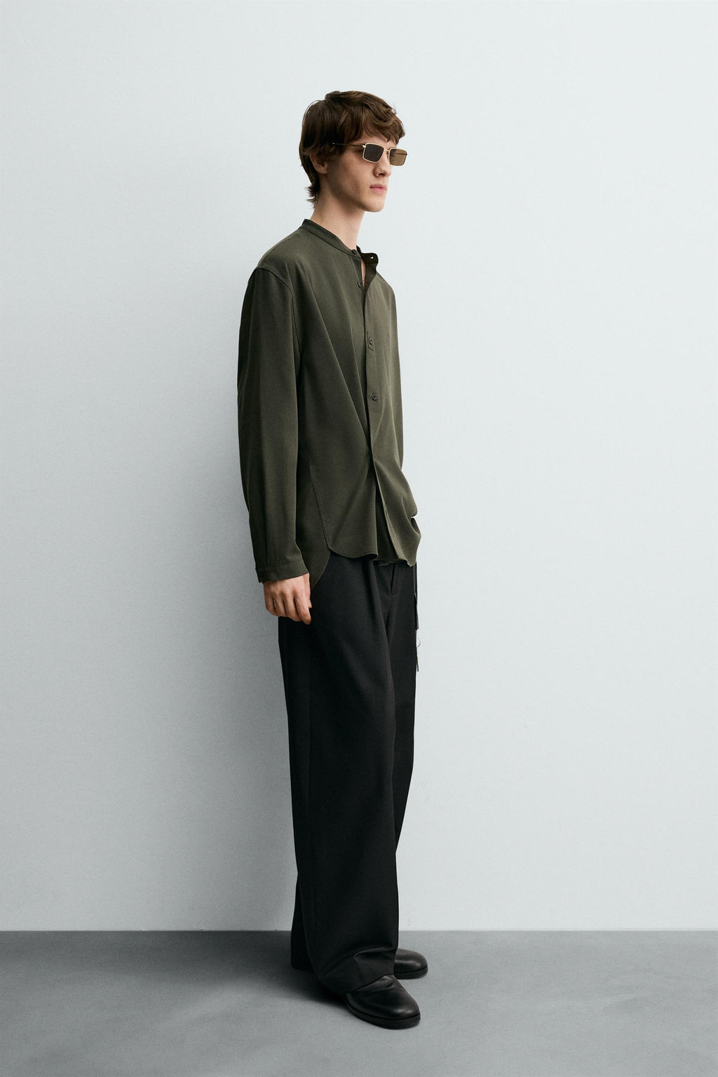 MULTI-POSITION FLOWING SHIRT - Zara фото 4