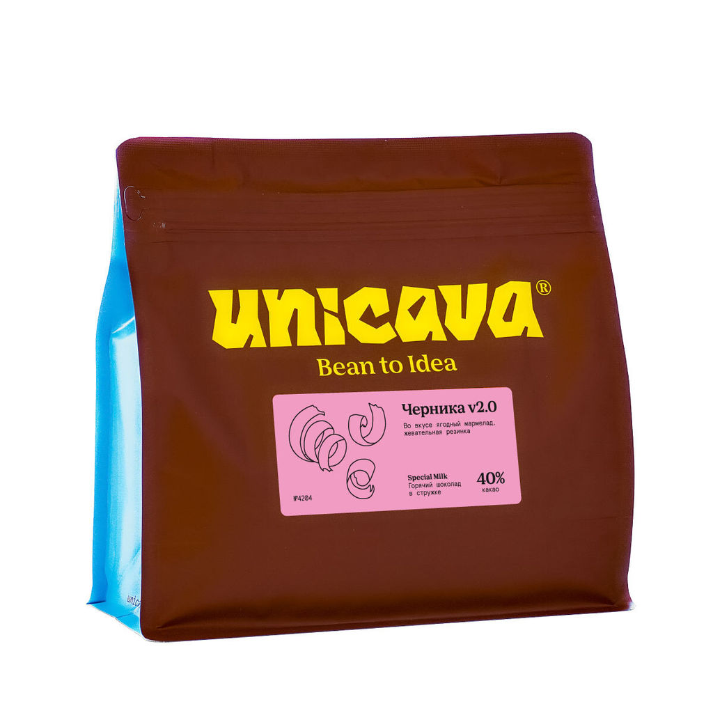 Черника v2.0, горячий шоколад 40 %