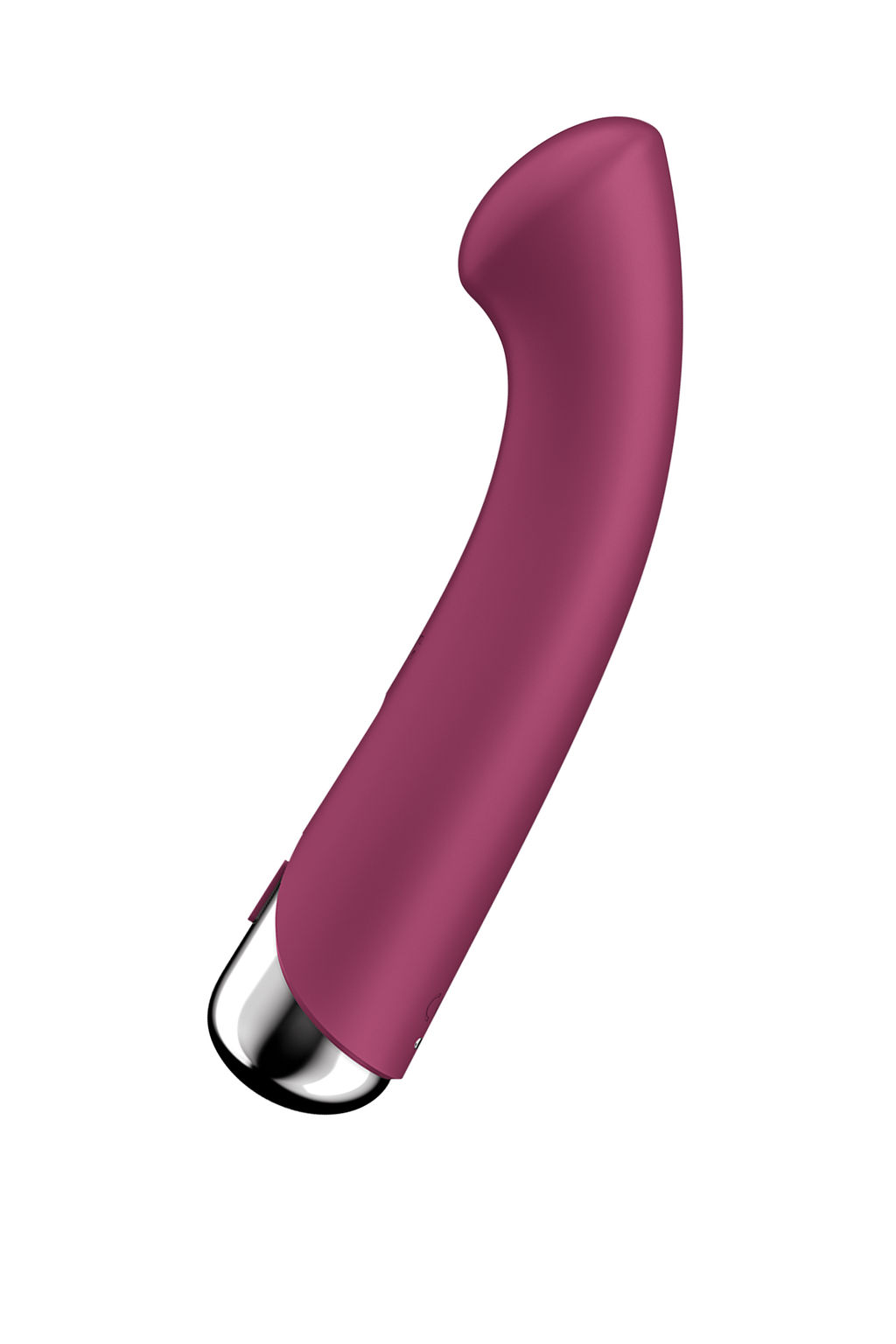 Вибратор для точки G с ротацией Satisfyer Spinning G-Spot 1, силикон, бордовый, 16,8 см