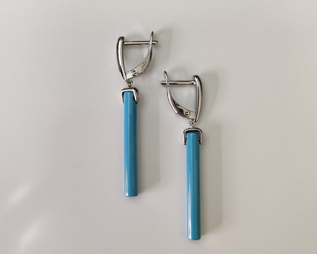 Серьги с керамикой