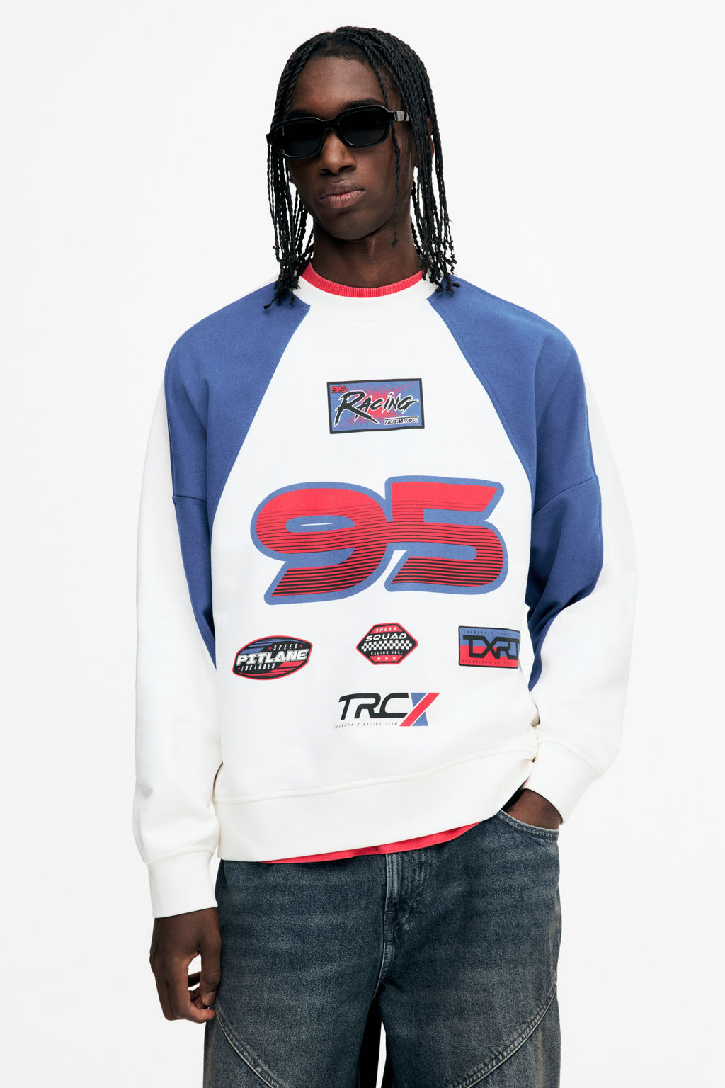 Sudadera con motivos estampados Oversized Fit - H&m фото 3