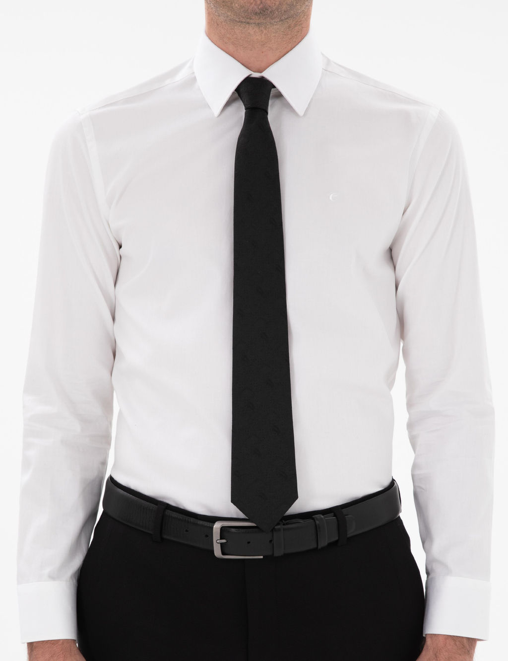 Beyaz Slim Fit Pamuklu Klasik G_mlek - Cacharel фото 6