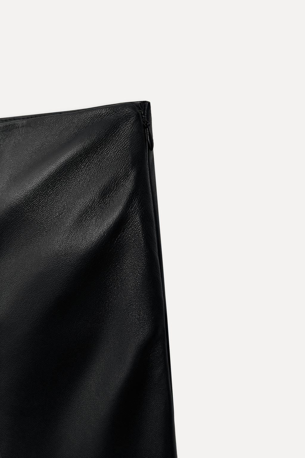 LEATHER TROUSERS WITH SEAM DETAIL 50TH ANNIVERSARY - Zara фото 5