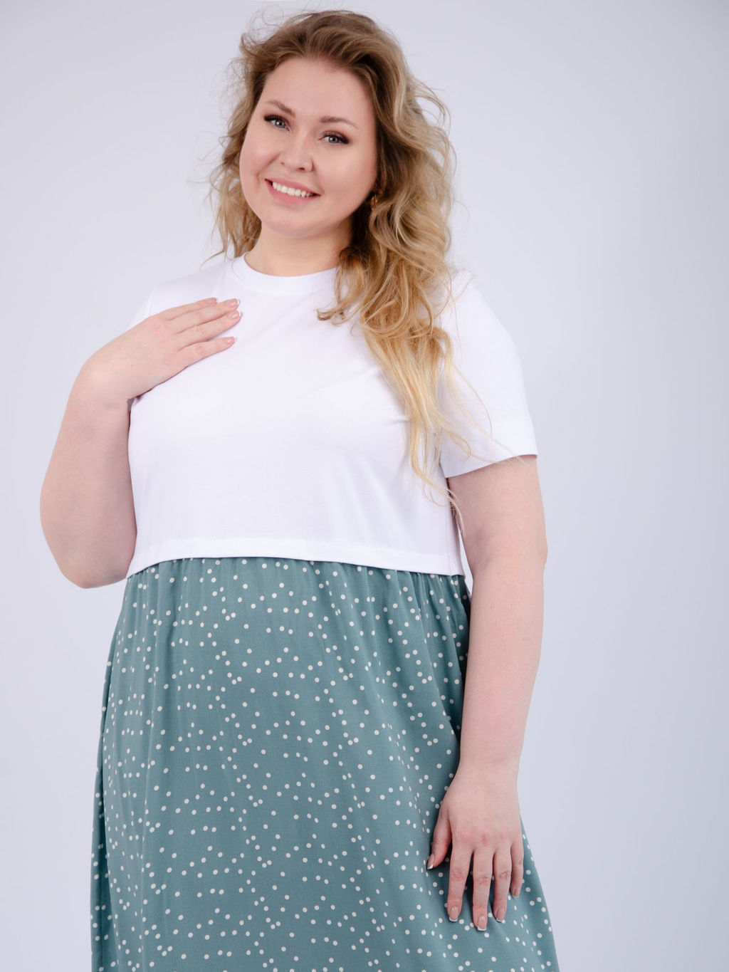 Платье Виттория, вискоза/кулирка До 60 размера - Малина фото 85