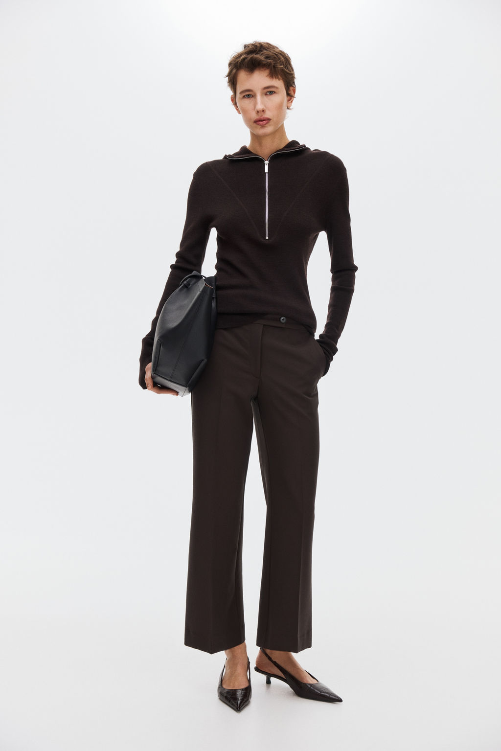 Pantal?n tobillero de corte bootcut - H&m фото 4