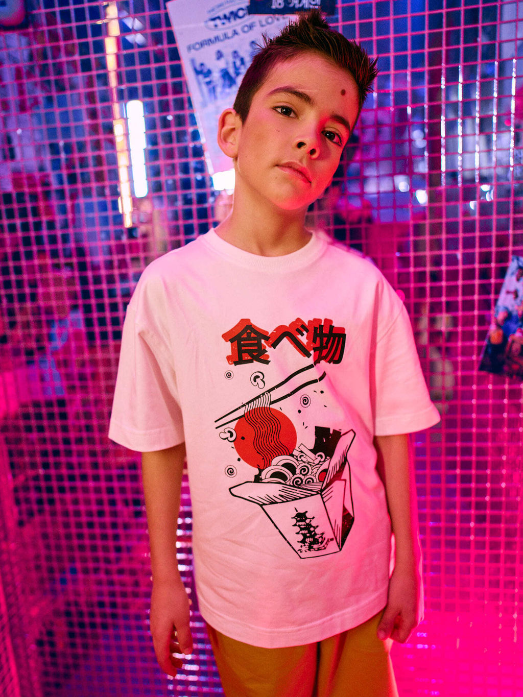 Футболка оверсайз Тофу с принтом 7+