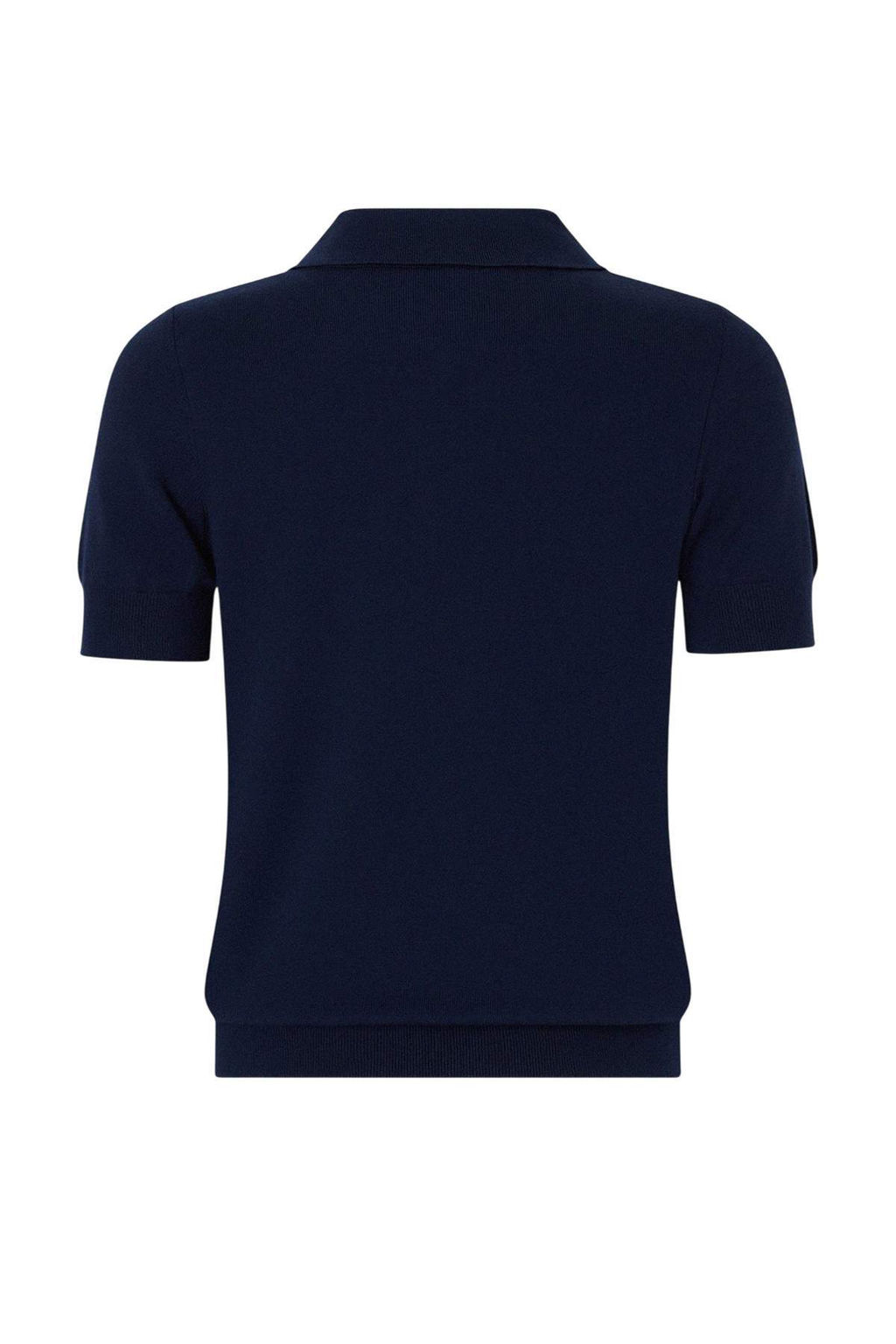 Lacivert Fular Detayl? Premium Iplik/ Ozel Iplik Bluz TWOSS26BZ00159