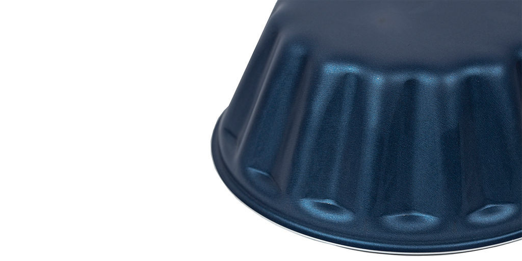 АП_AZURE (Сатин) Форма гофрированная 180 мм. б/к,а/п, синий арт.62184 Калитва