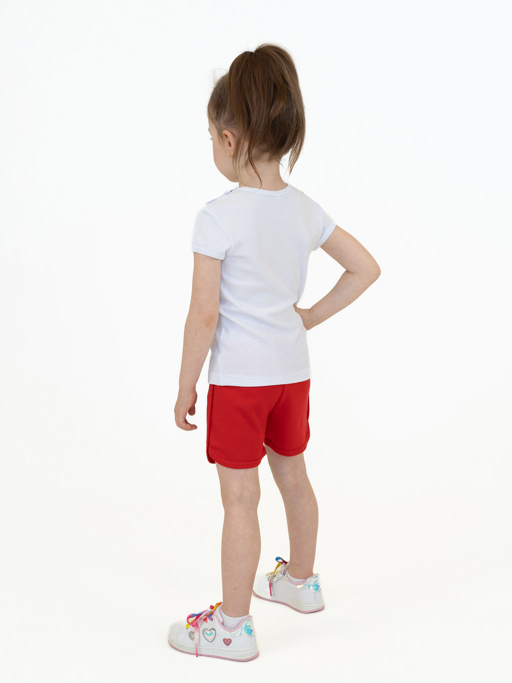 Костюм детский белый/красный/вишенки 7059п (86, 52)