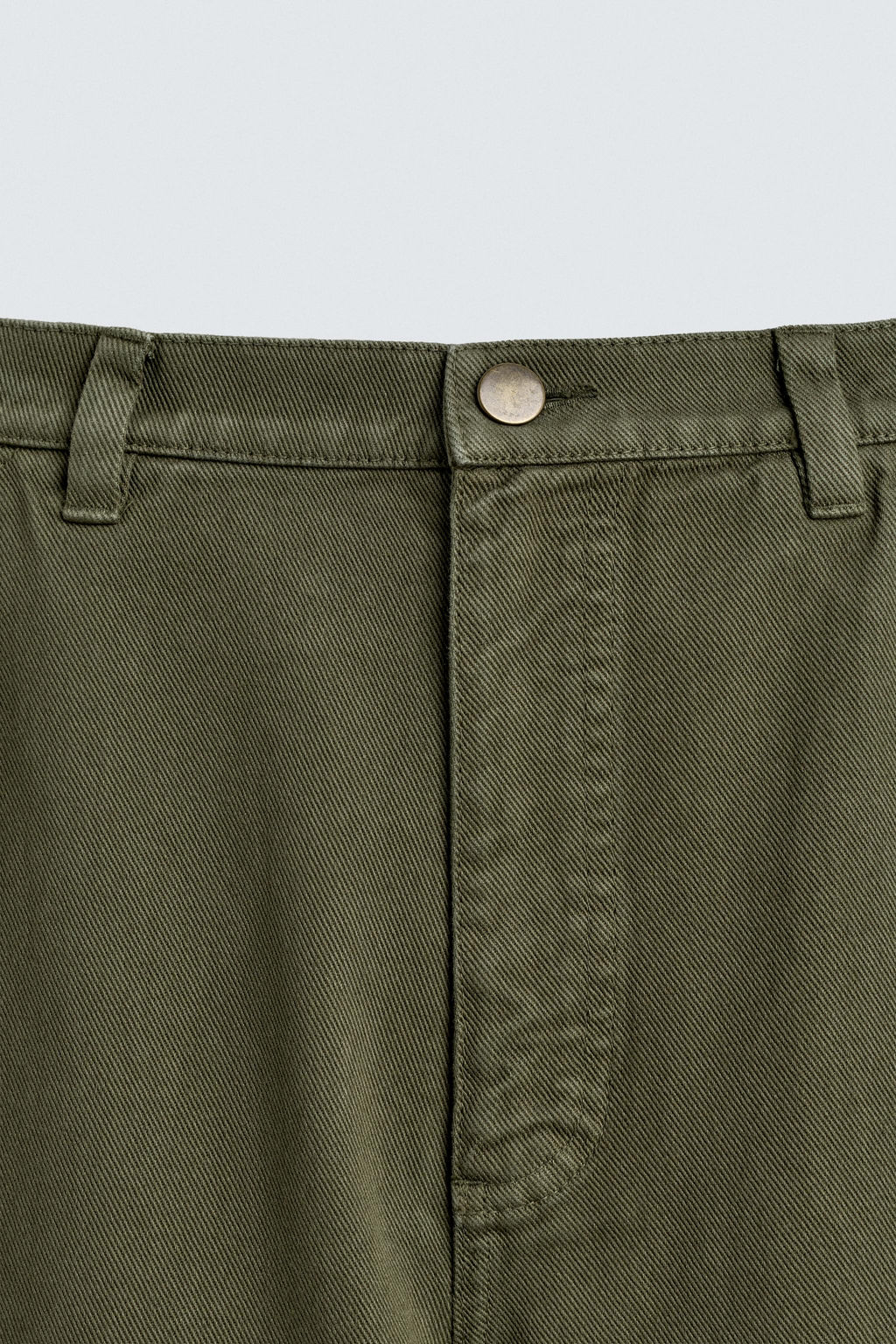 WASHED RELAXED FIT CARGO TROUSERS - Zara фото 9