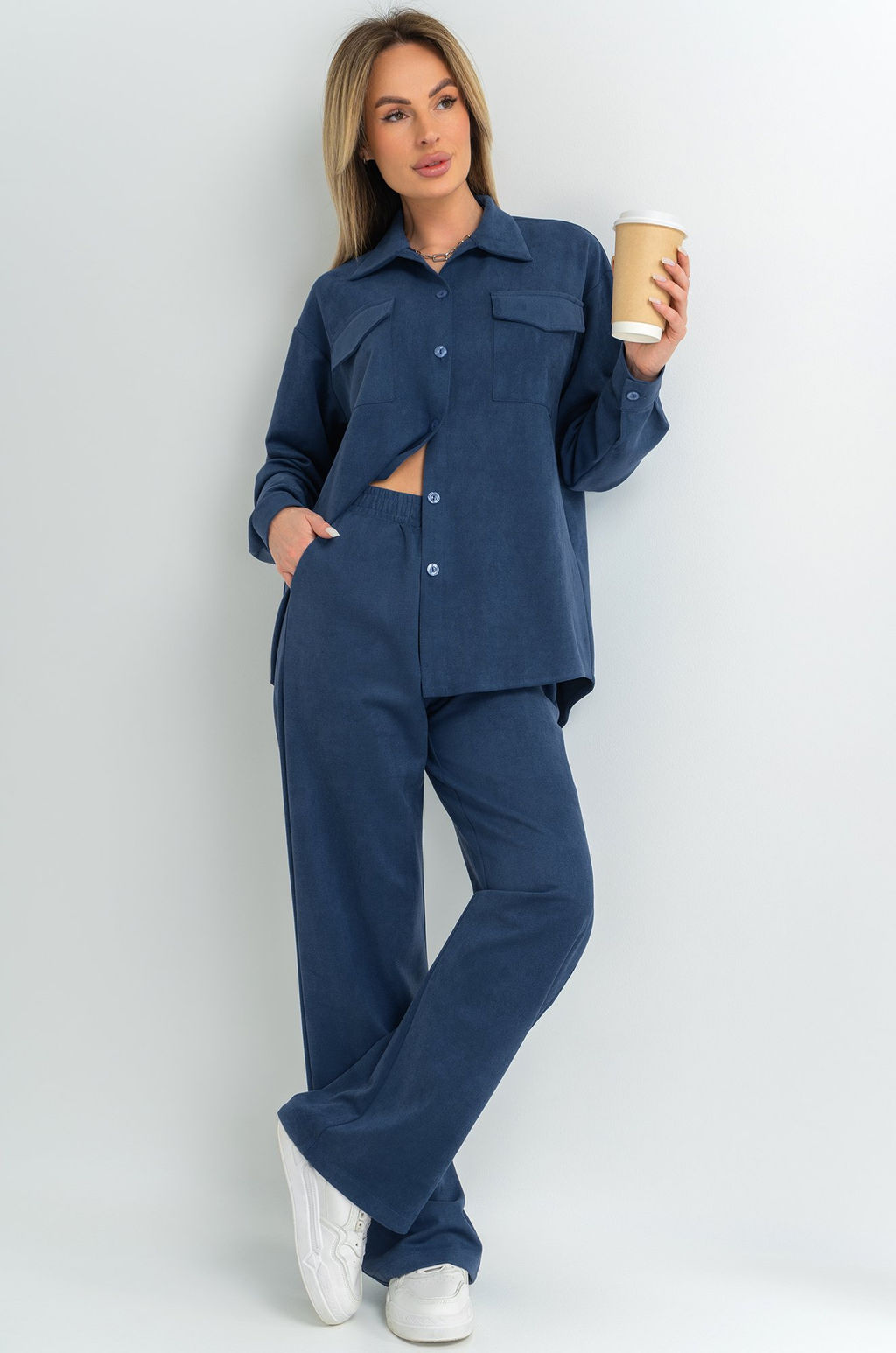 Женский костюм из микровельвета Happyfox