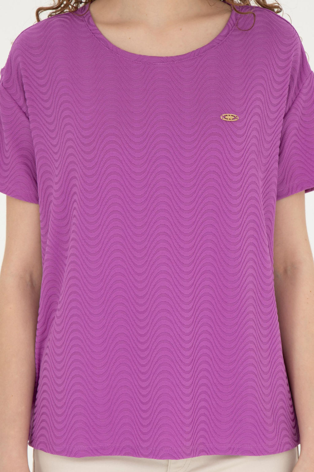 Женская фиолетовая футболка - U.s. polo assn фото 13