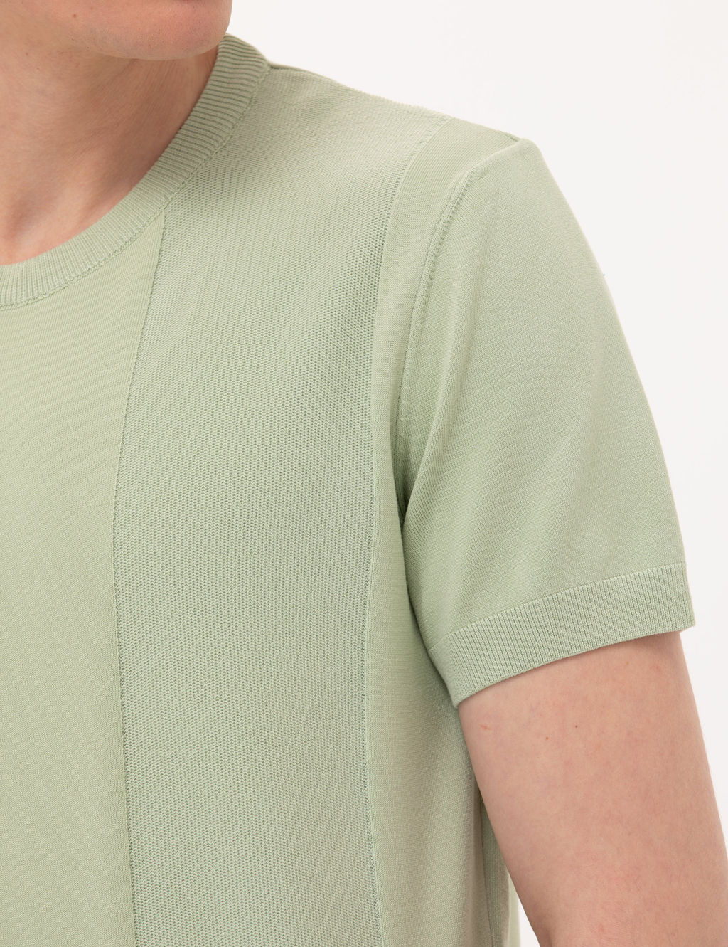 Su Ye_ili Slim Fit Bisiklet Yaka Triko Ti__rt