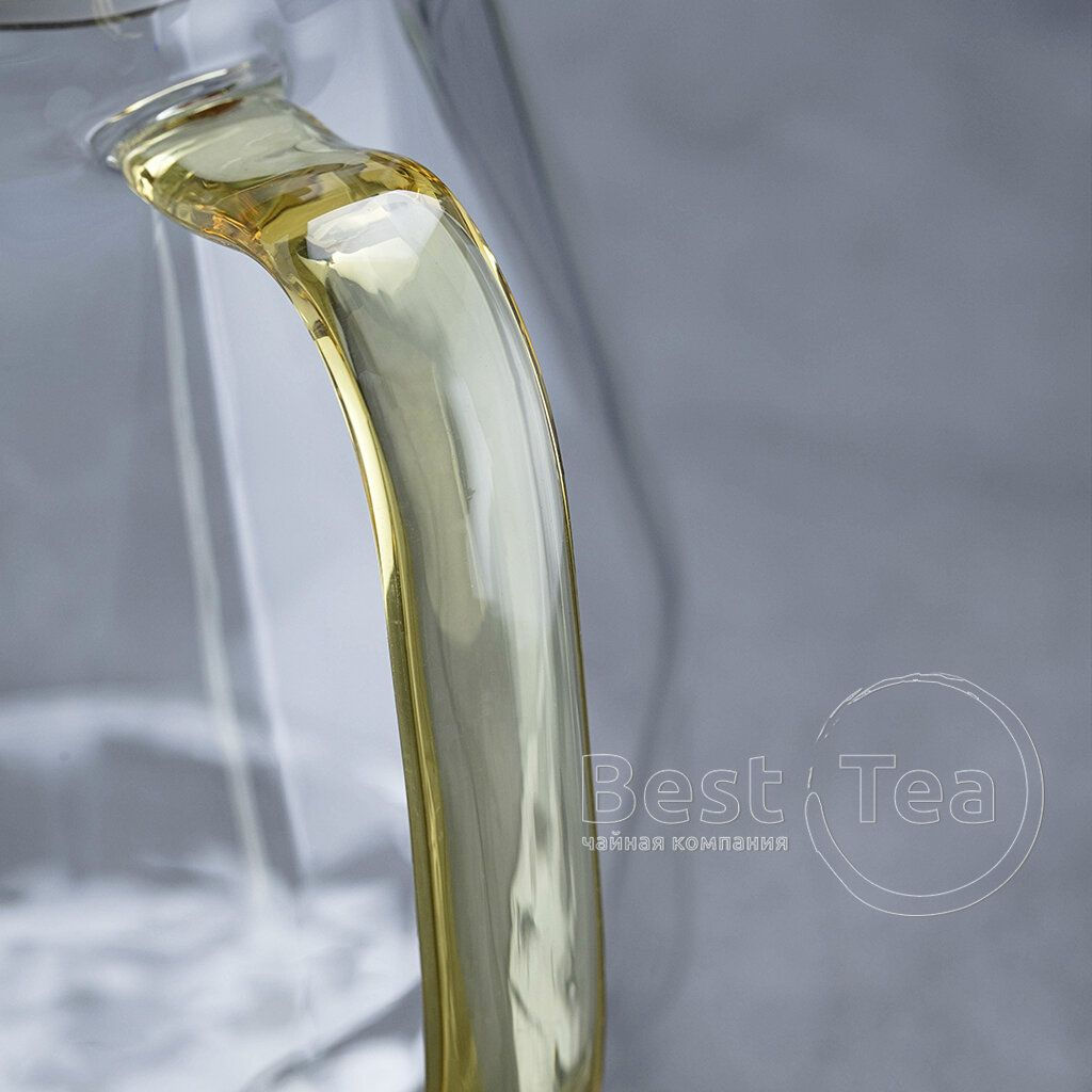 Кувшин Бриллиант, стекло 1700 мл, грани/желтая ручка - Fujian Province Guang Fu Tea фото 6