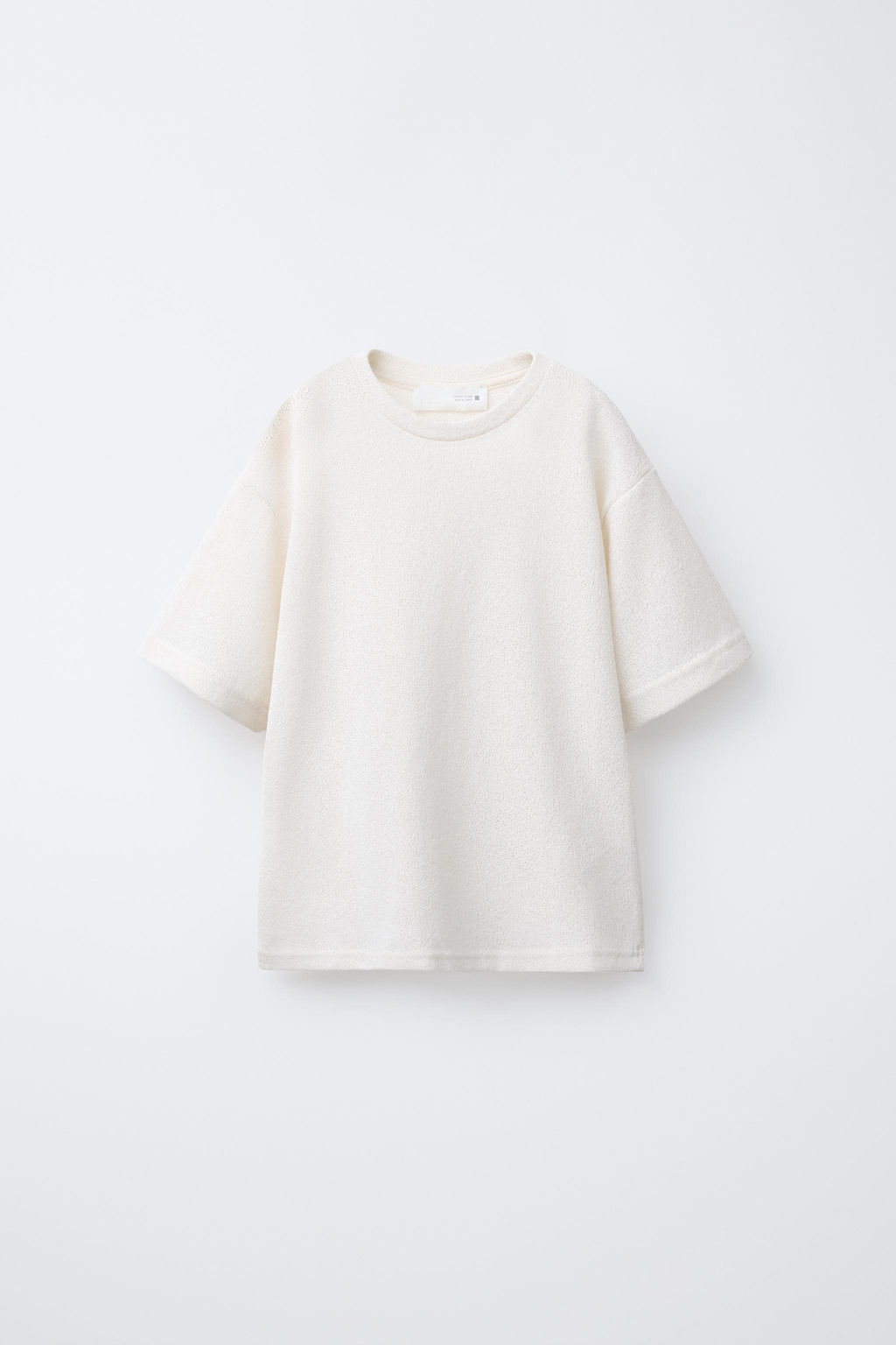 TEXTURED KNIT T-SHIRT