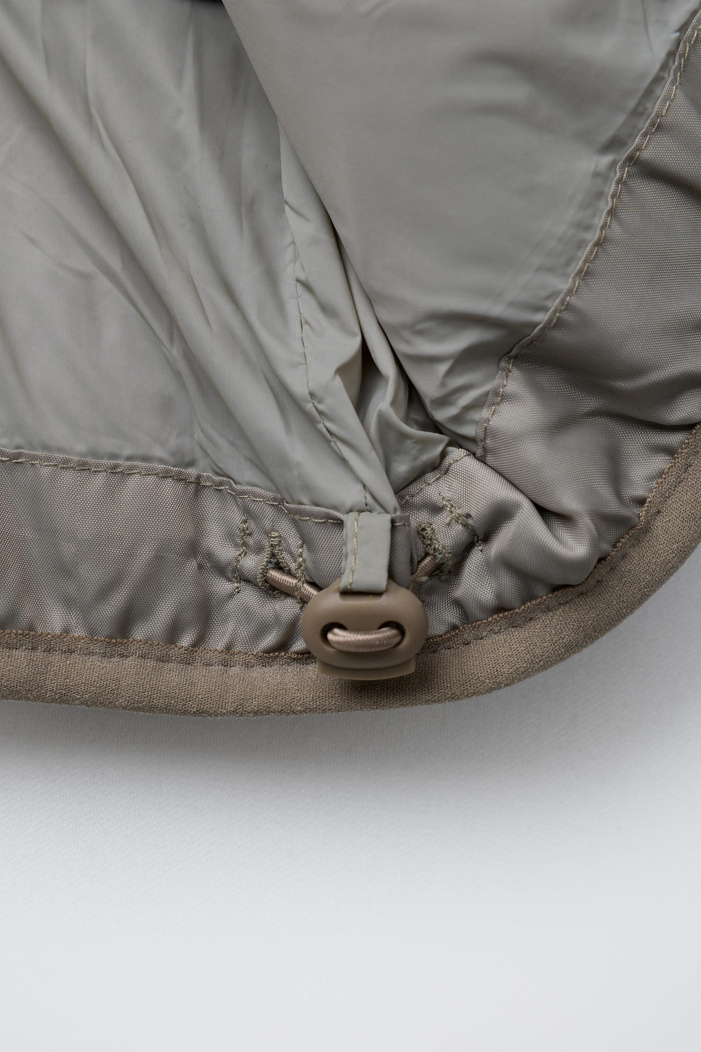 FAUX SHEARLING JACKET WITH EMBROIDERED TEXT