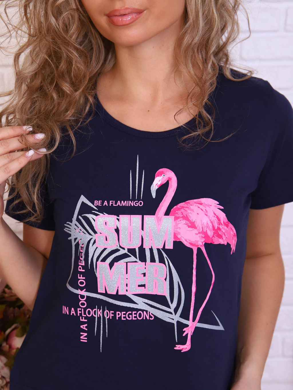 Костюм женский, модель 161, трикотаж (Фламинго, синий) - Ивановотекстиль фото 7