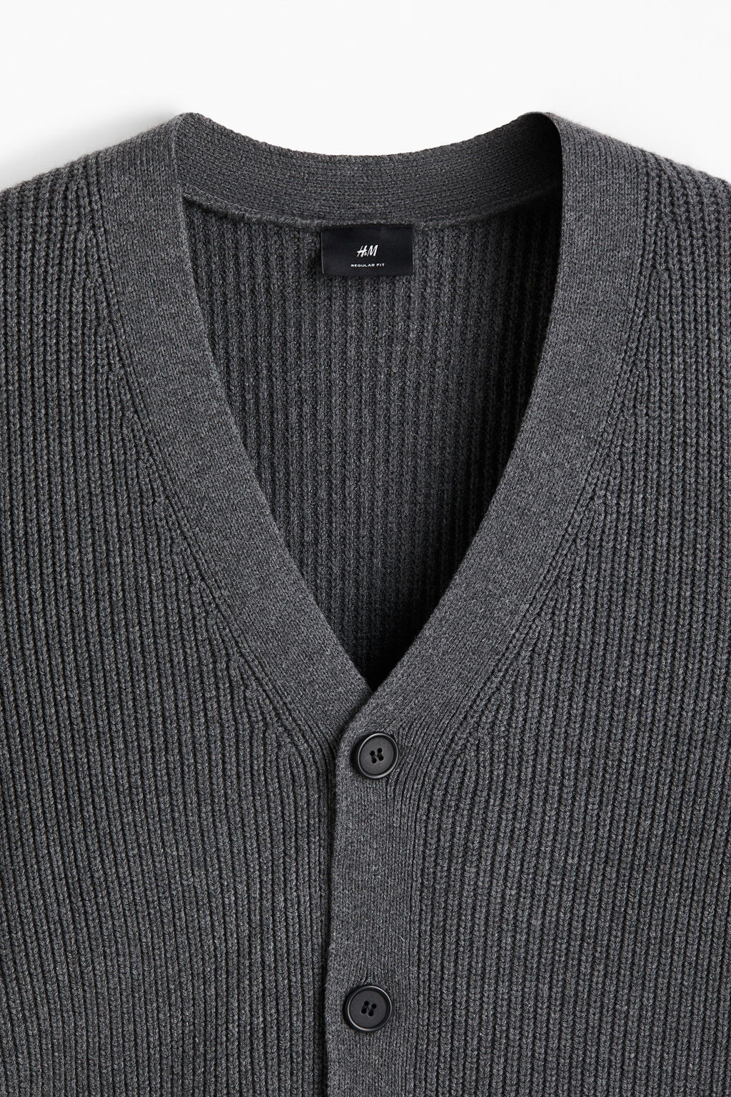 C?rdigan en punto de canal? Regular Fit - H&m фото 3