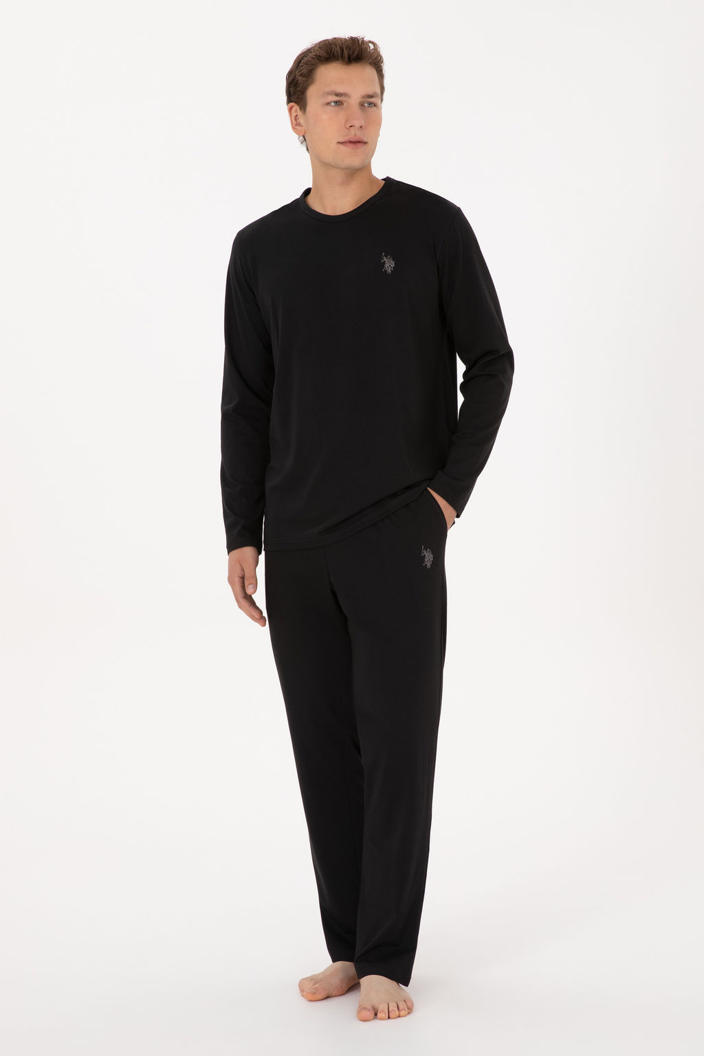 Erkek Siyah Pijama Tak_m_ - U.s. polo assn фото 15