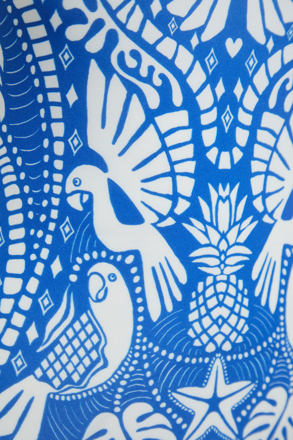 TRENDYOLMILLA Tropikal Desenli Kare Yaka Regular Mayo TBESS24MA00054  фото 7