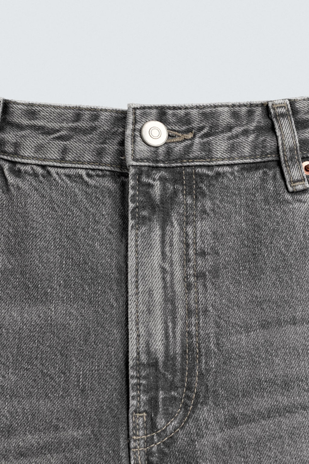JEANS RELAXED BARREL FIT / Gris - Zara фото 10