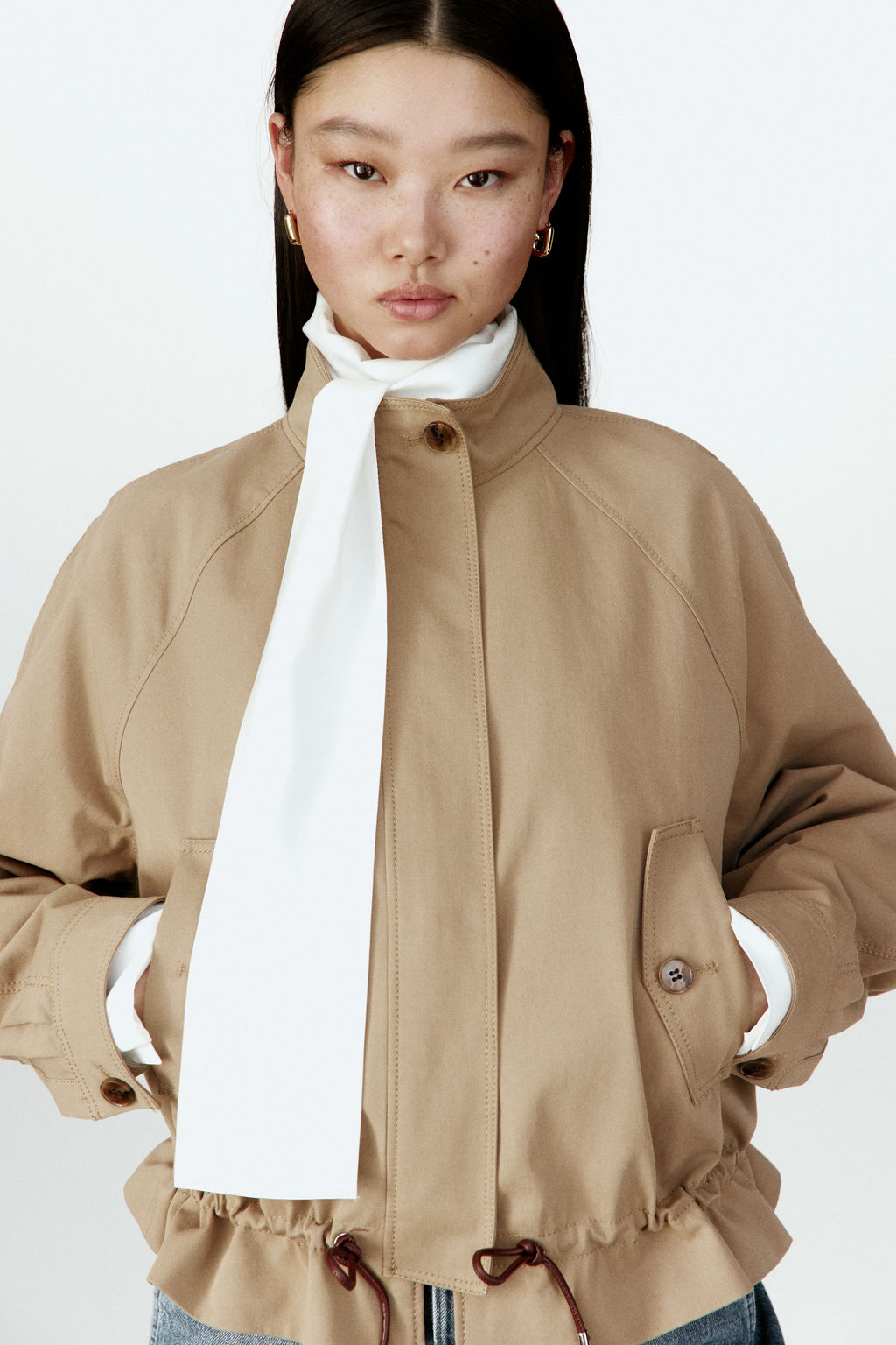 Chaqueta en sarga de algod?n - H&m фото 3