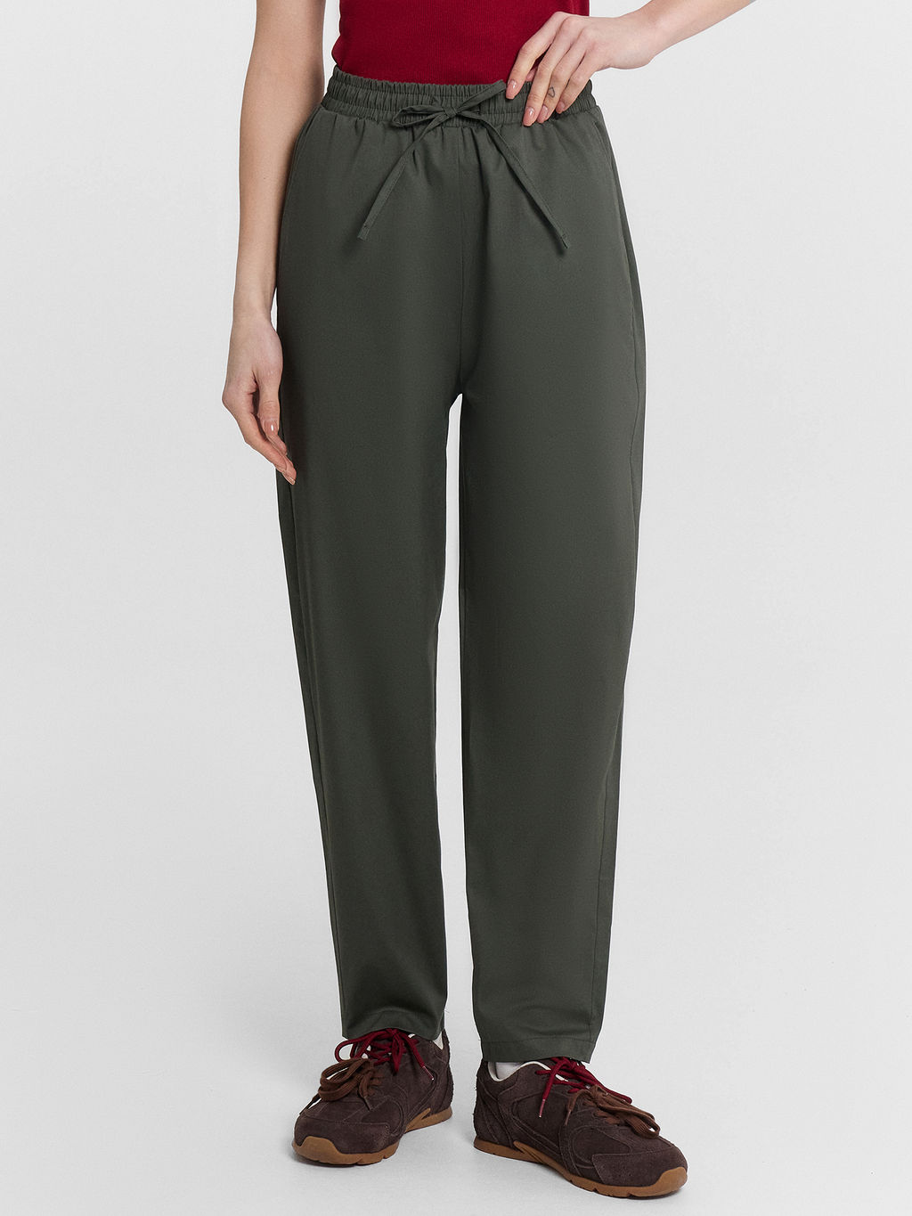 Брюки женские зеленые - Mark formelle фото 3